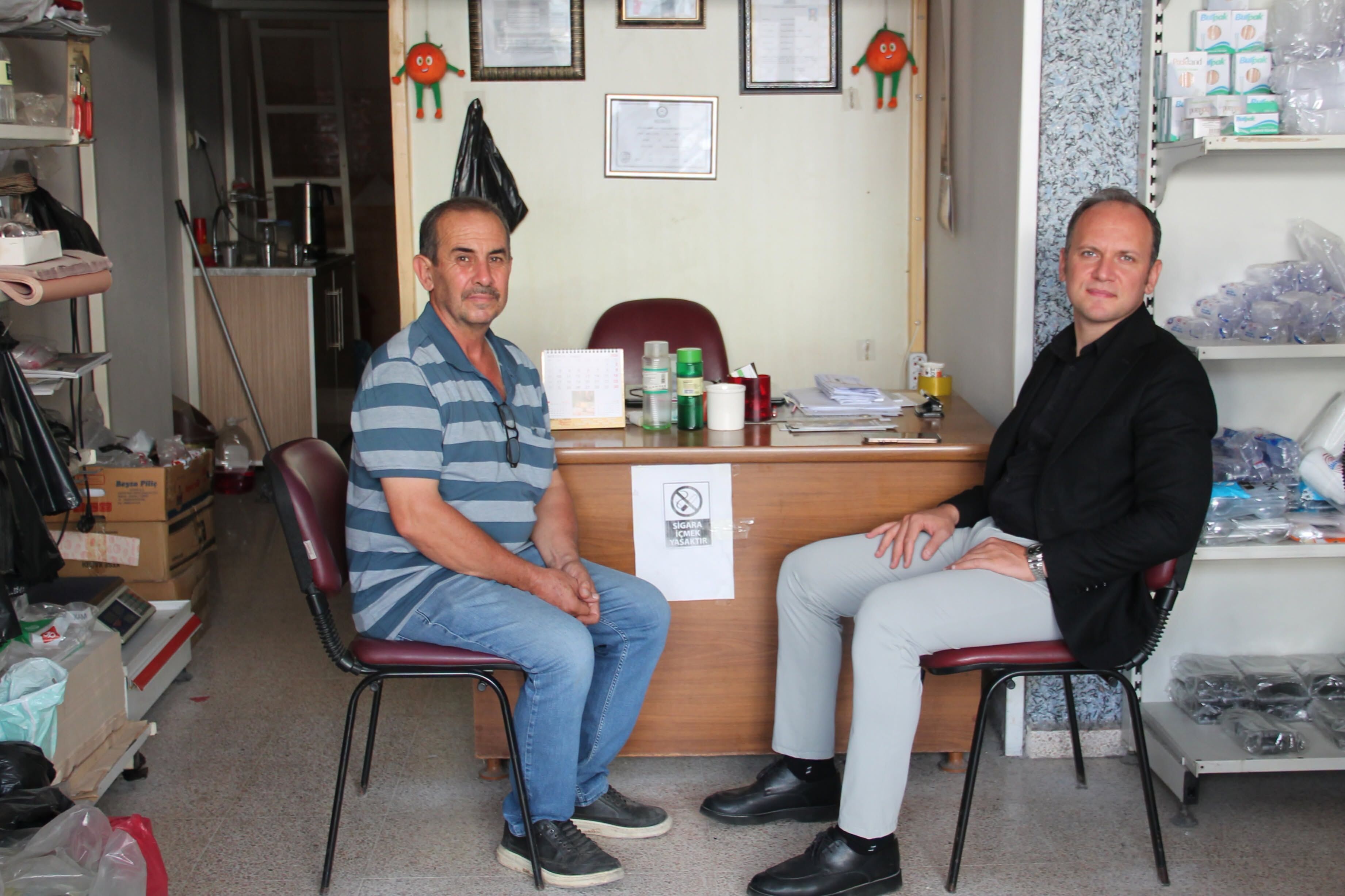 Kaymakam Akpınar’dan Muhtar Güngür’e ziyaret-1