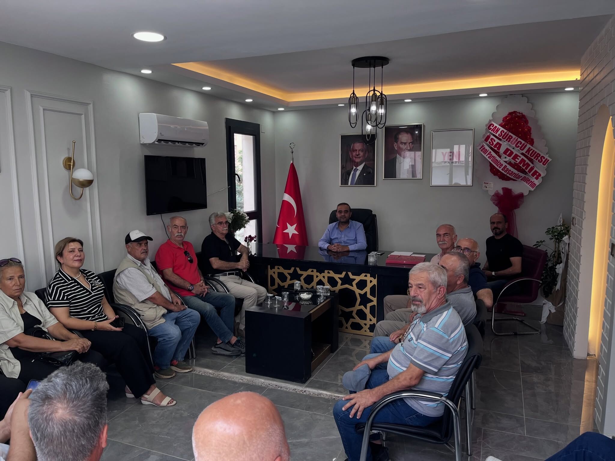 İl Başkanı Avni Güvel’den Sendika Başkanı Önal’a ziyaret