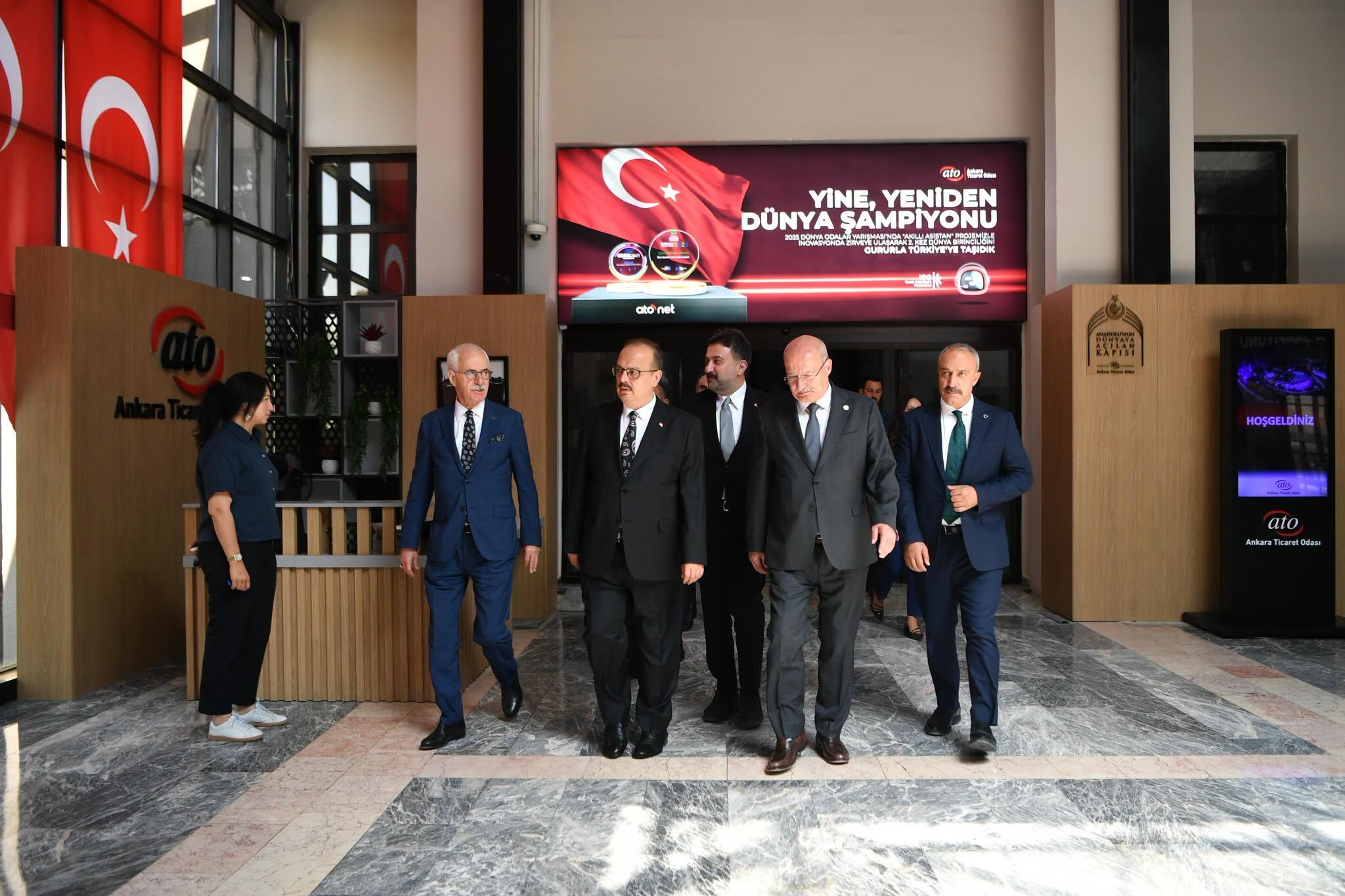 Ankara Valisi Canbolat’tan ATO Başkanı Baran’a Ziyaret-1