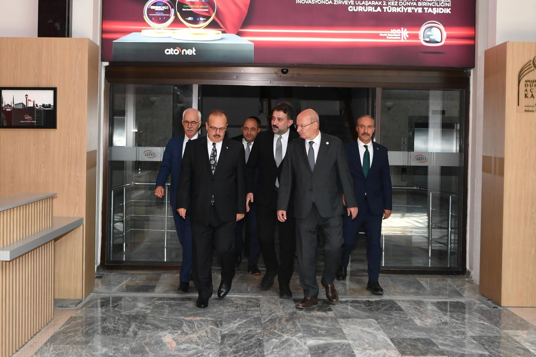 Ankara Valisi Canbolat’tan ATO Başkanı Baran’a Ziyaret