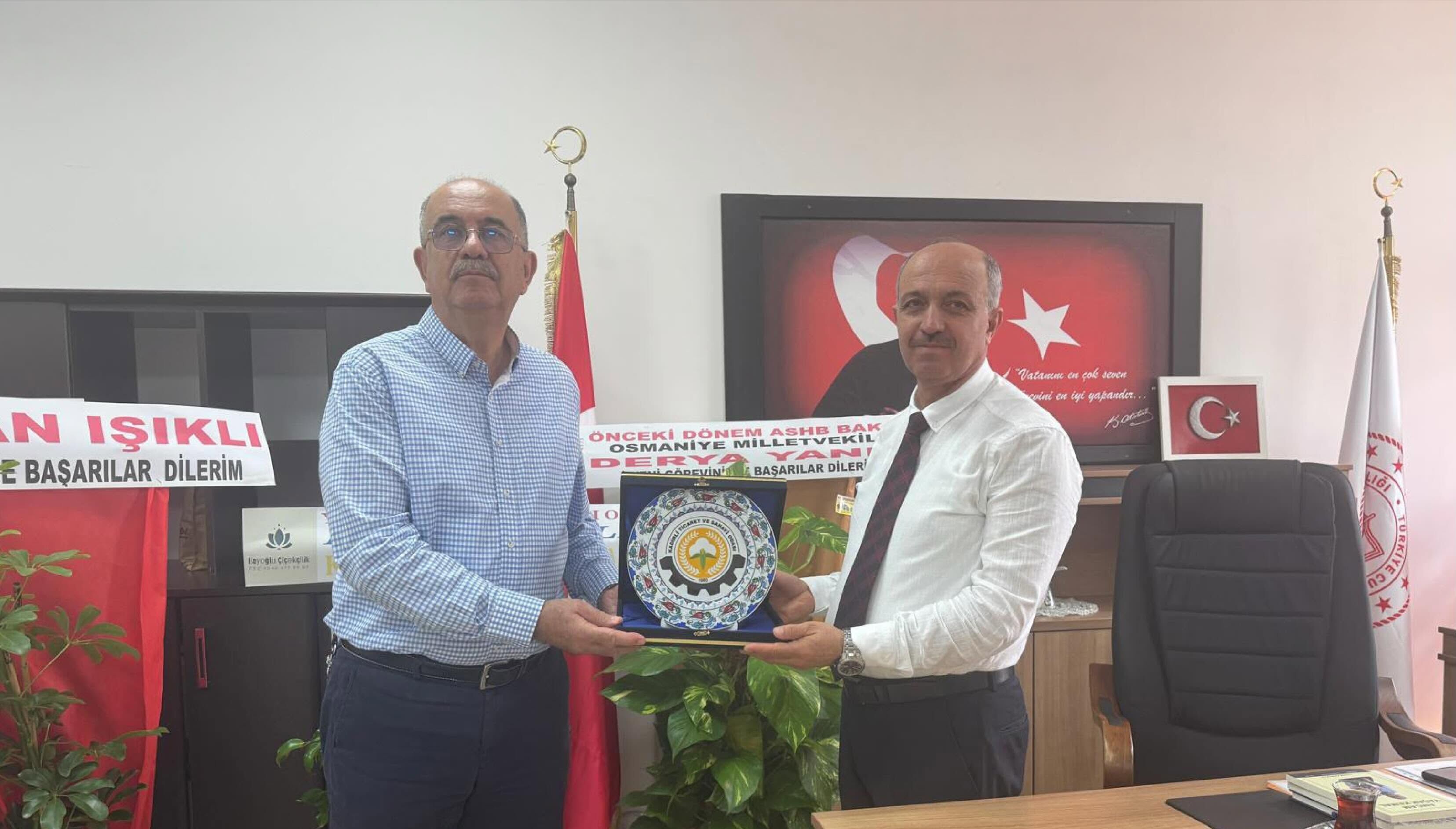Kadirli TSO’dan İlçe Milli Eğitim Müdürü Şekeroğlu’na Ziyaret-1