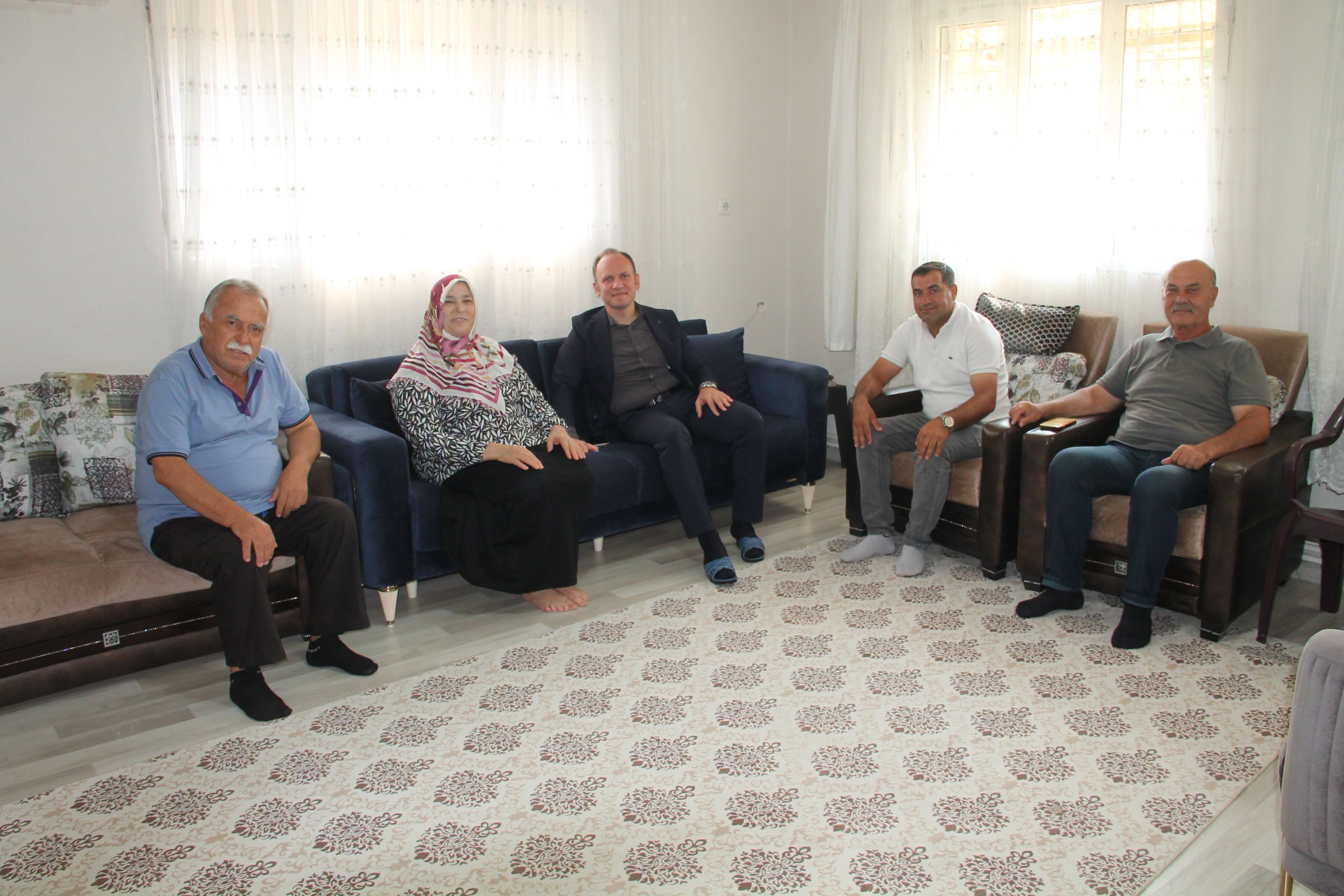 Kaymakam Yunus Emre Akpınar’dan şehit ailesine ziyaret