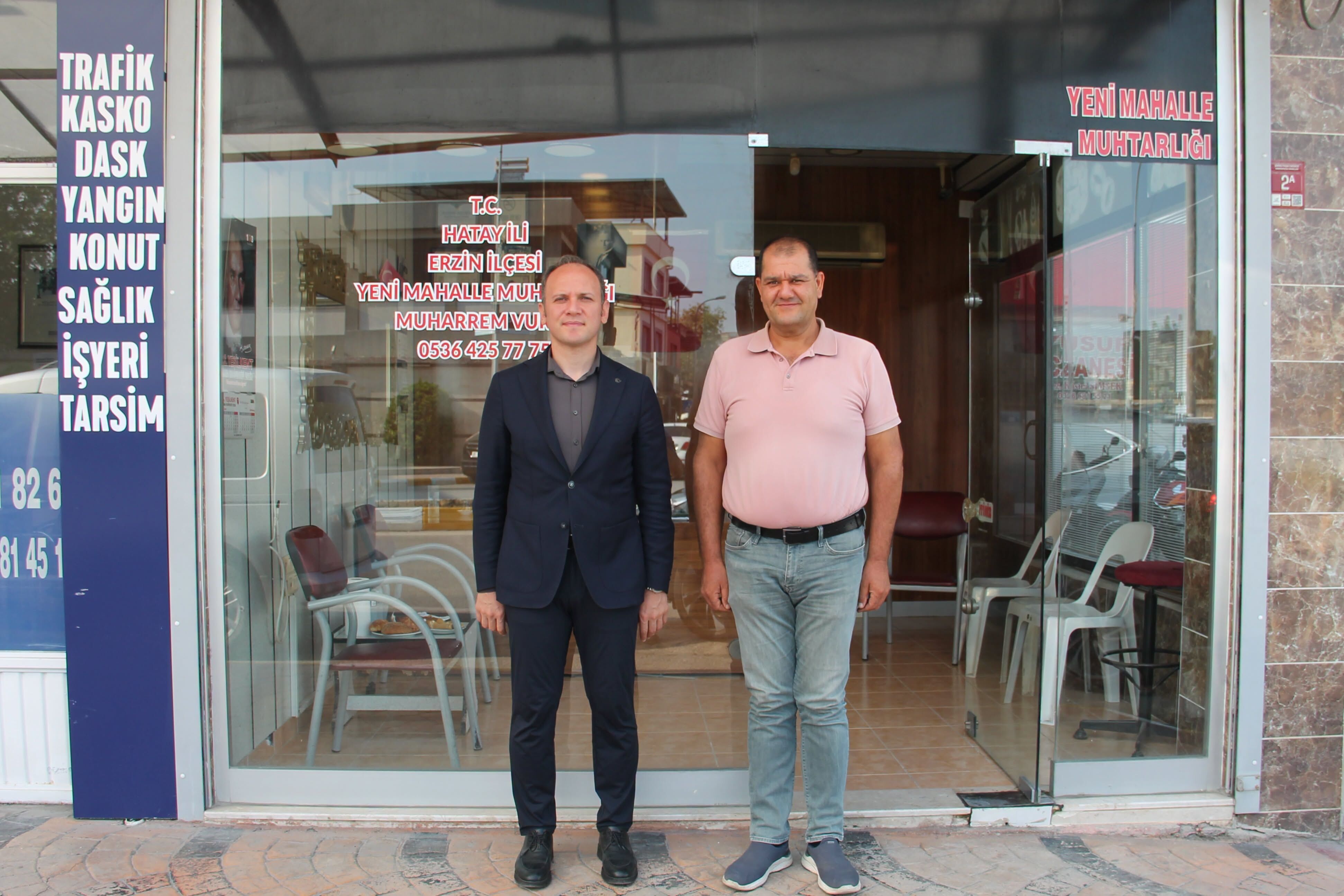 Kaymakam Akpınar’dan Muhtar Vural’a Ziyaret-1