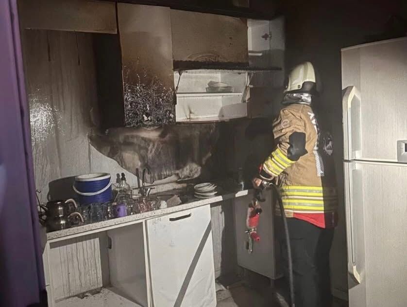 Hassa’da Ev Yangını Kısa Sürede Söndürüldü