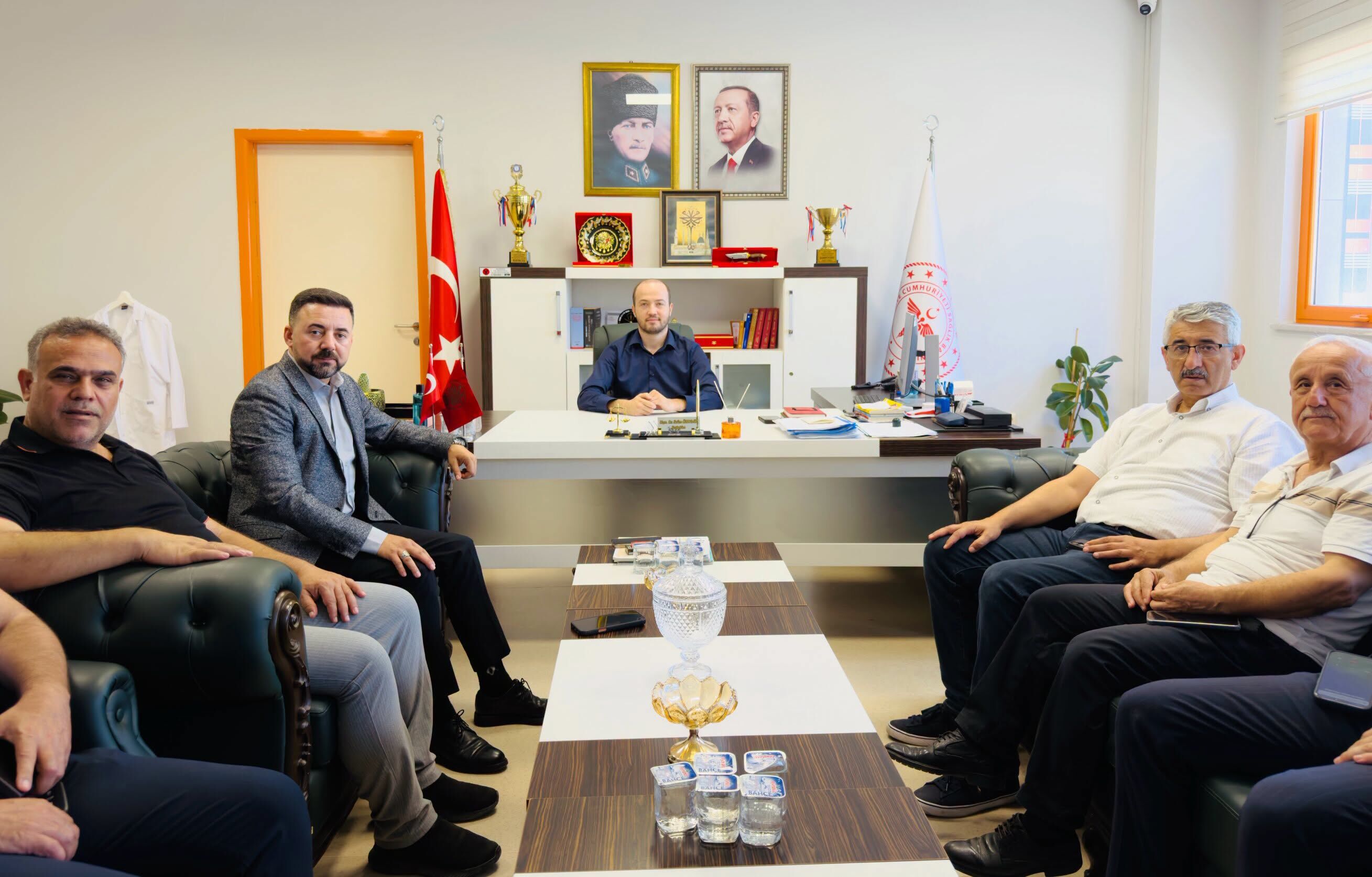 Ak Parti Düziçi İlçe Başkanı’ndan Başhekime Ziyaret