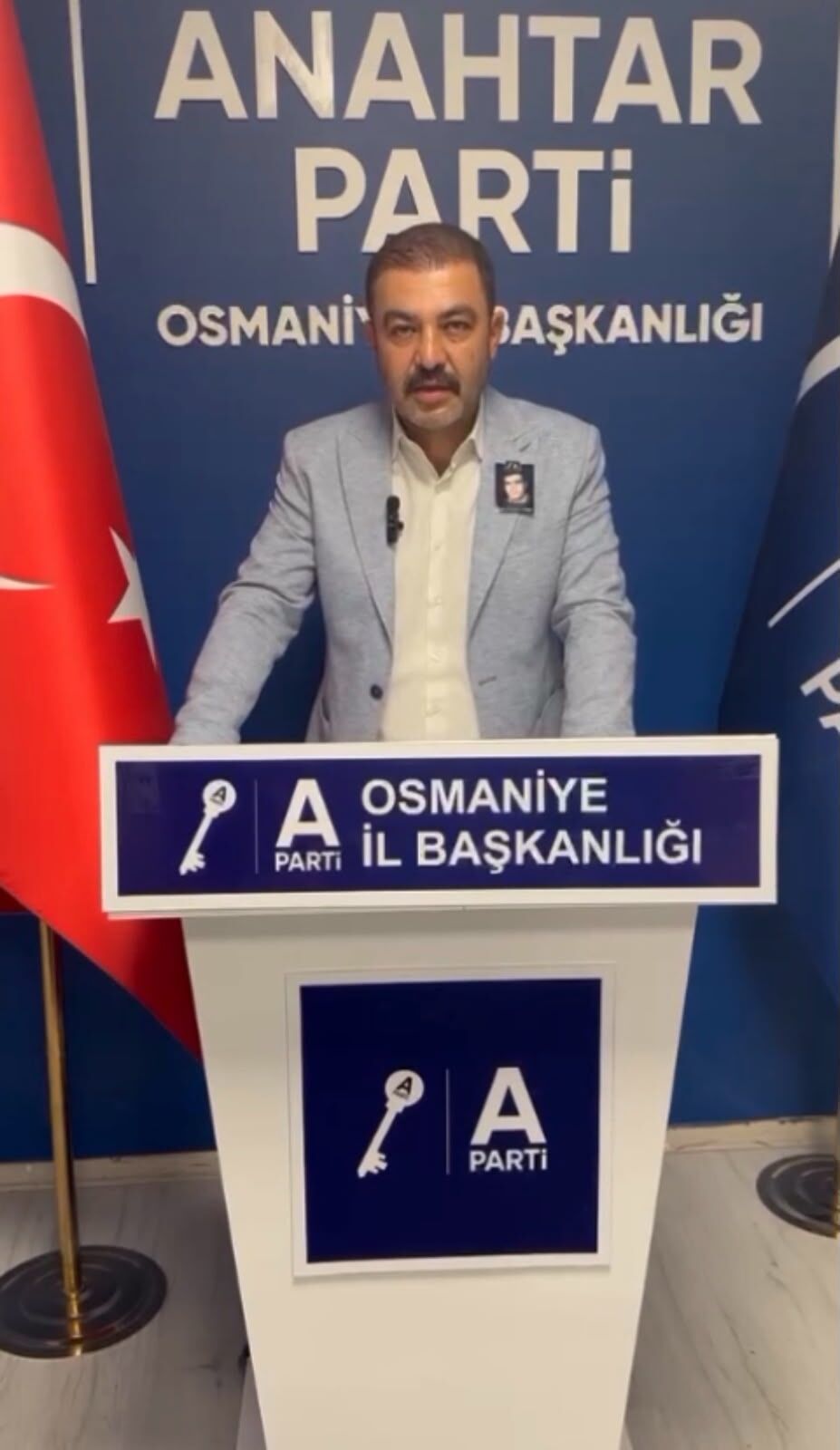 Anahtar Parti Osmaniye İl Başkanı Mehmet Aslan (2)