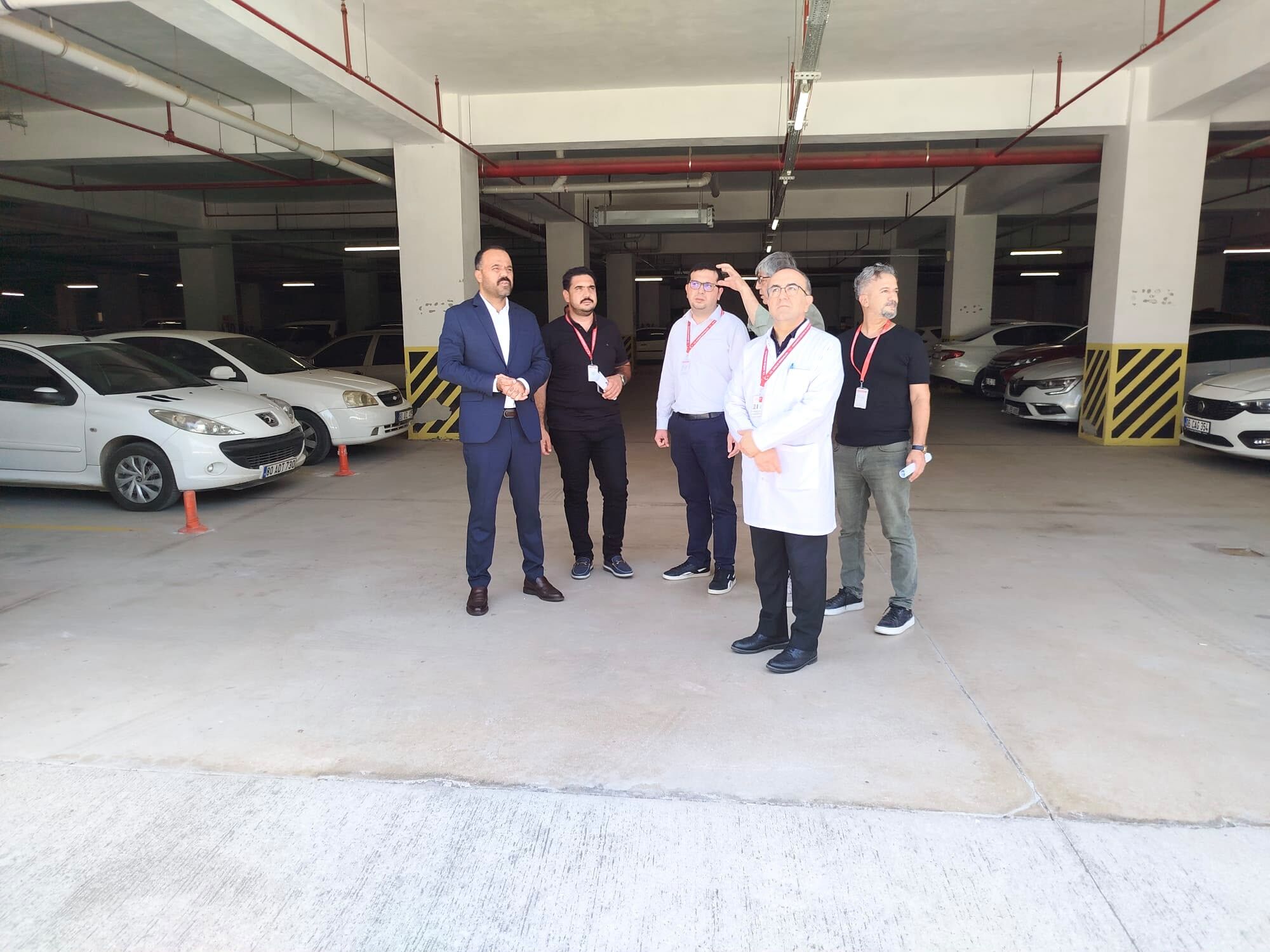 Başhekim Hakkoymaz Otopark Çalışmalarını İnceledi (2)