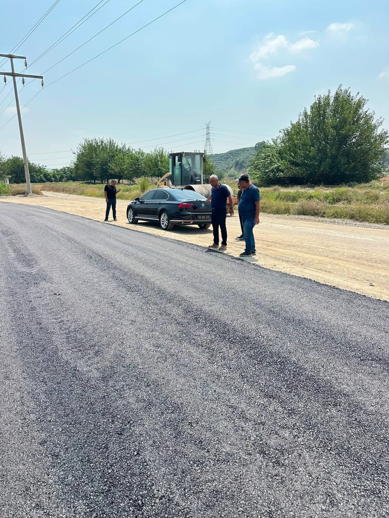 Başkan Fidan Türkmen’de Yol Çalışmalarını İnceledi (2)