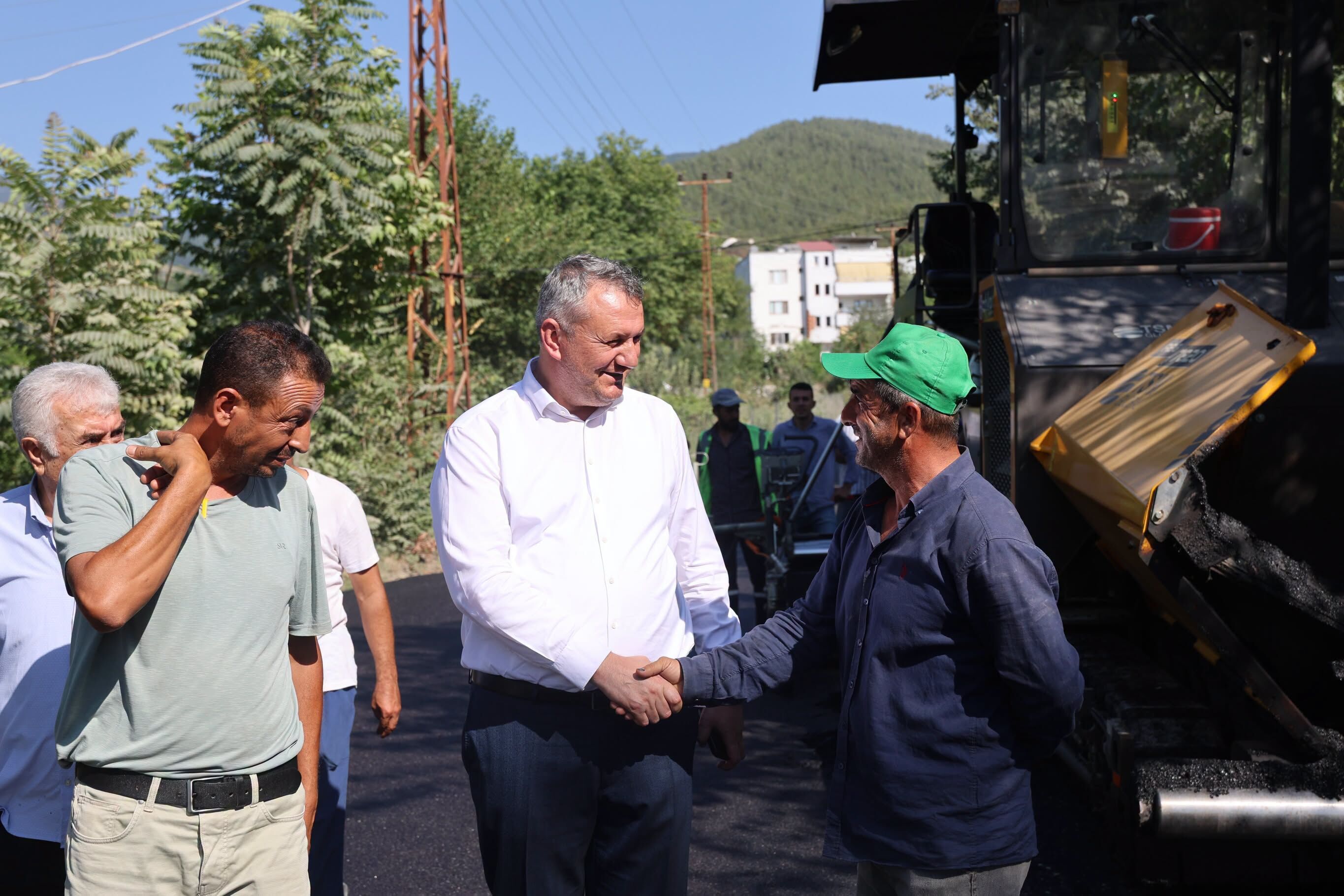 Başkan İba Asfalt Çalışmalarını İnceledi (2)