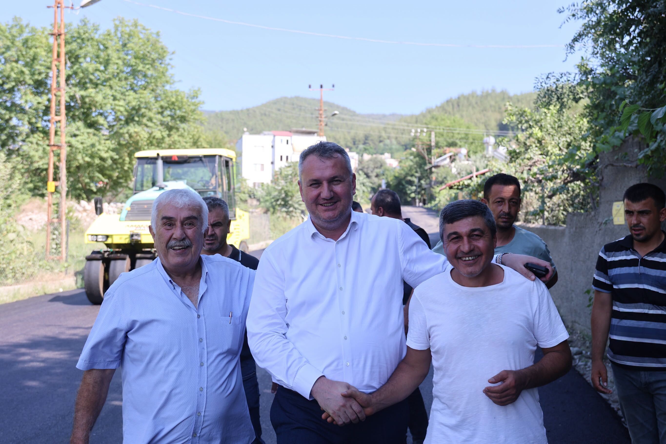 Başkan İba Asfalt Çalışmalarını İnceledi (3)