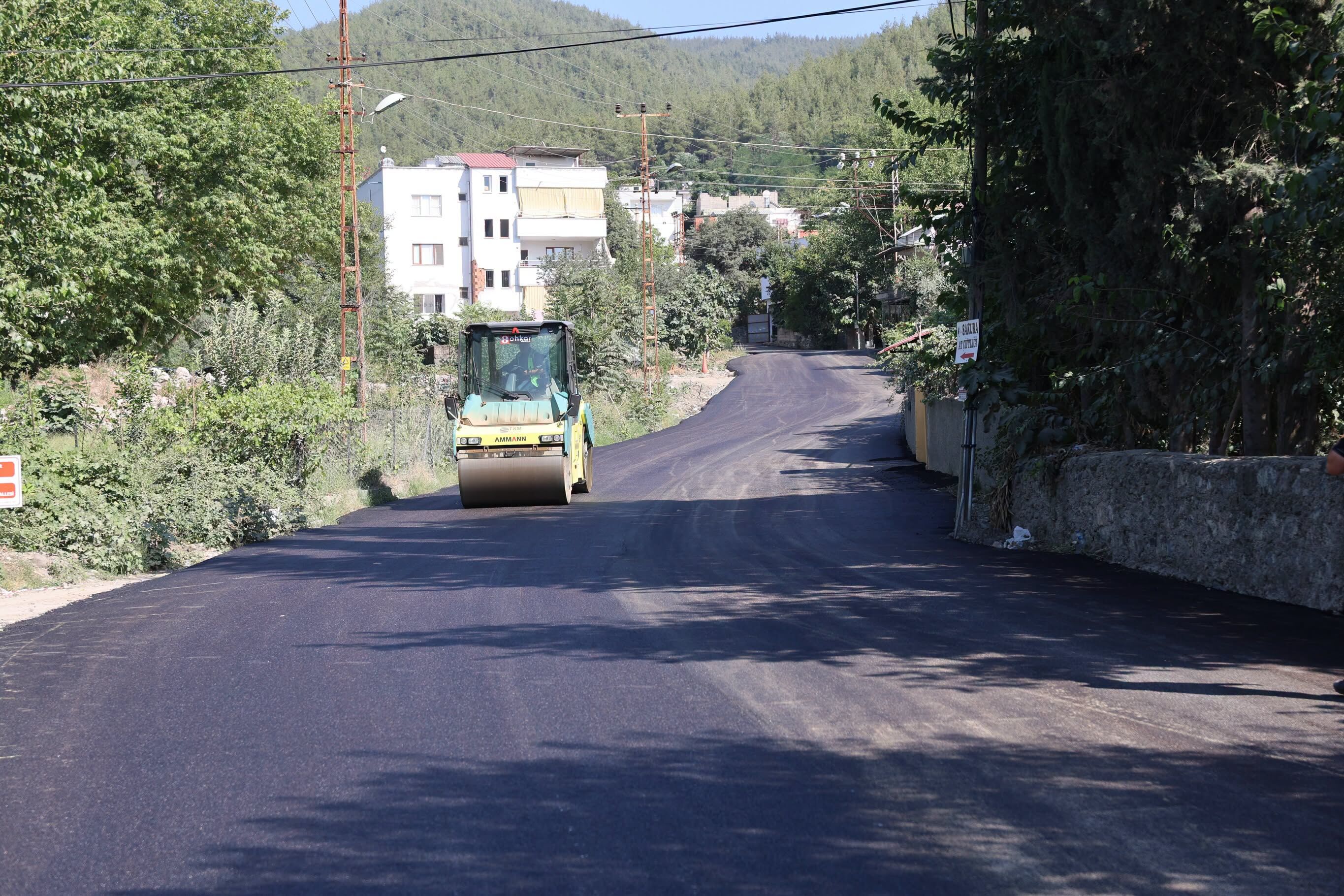Başkan İba Asfalt Çalışmalarını İnceledi (8)