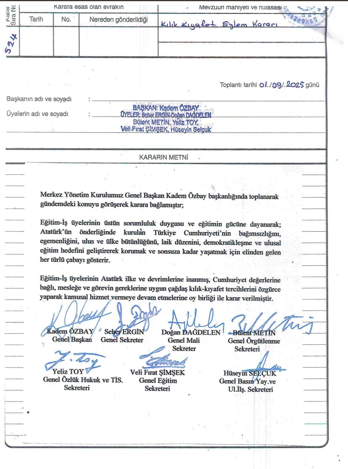 Başkan Yücel Öğretmenin Öncelikli Sorunu Kıyafet Değil