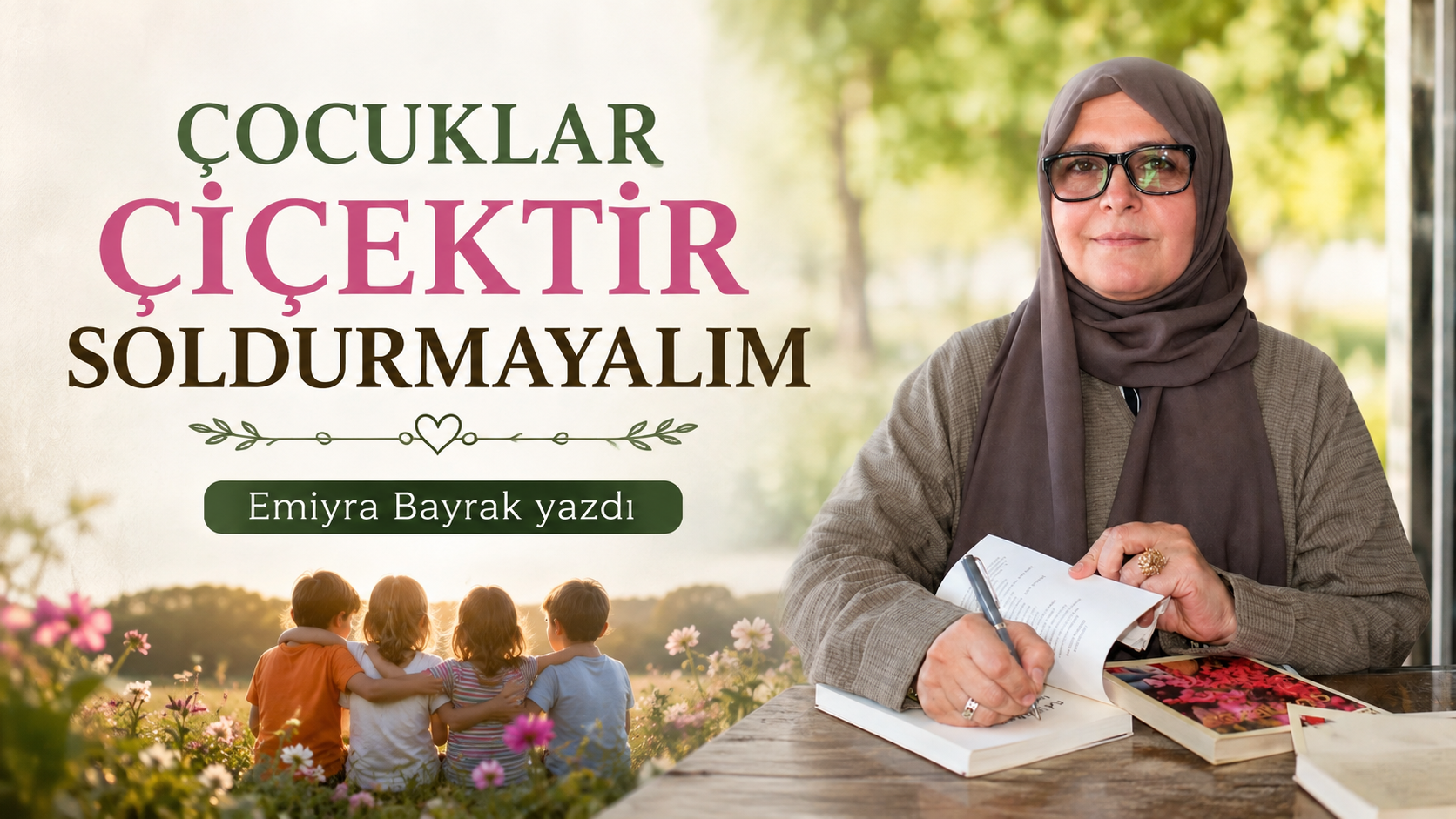 ÇOCUKLAR ÇİÇEKTİR SOLDURMAYALIM