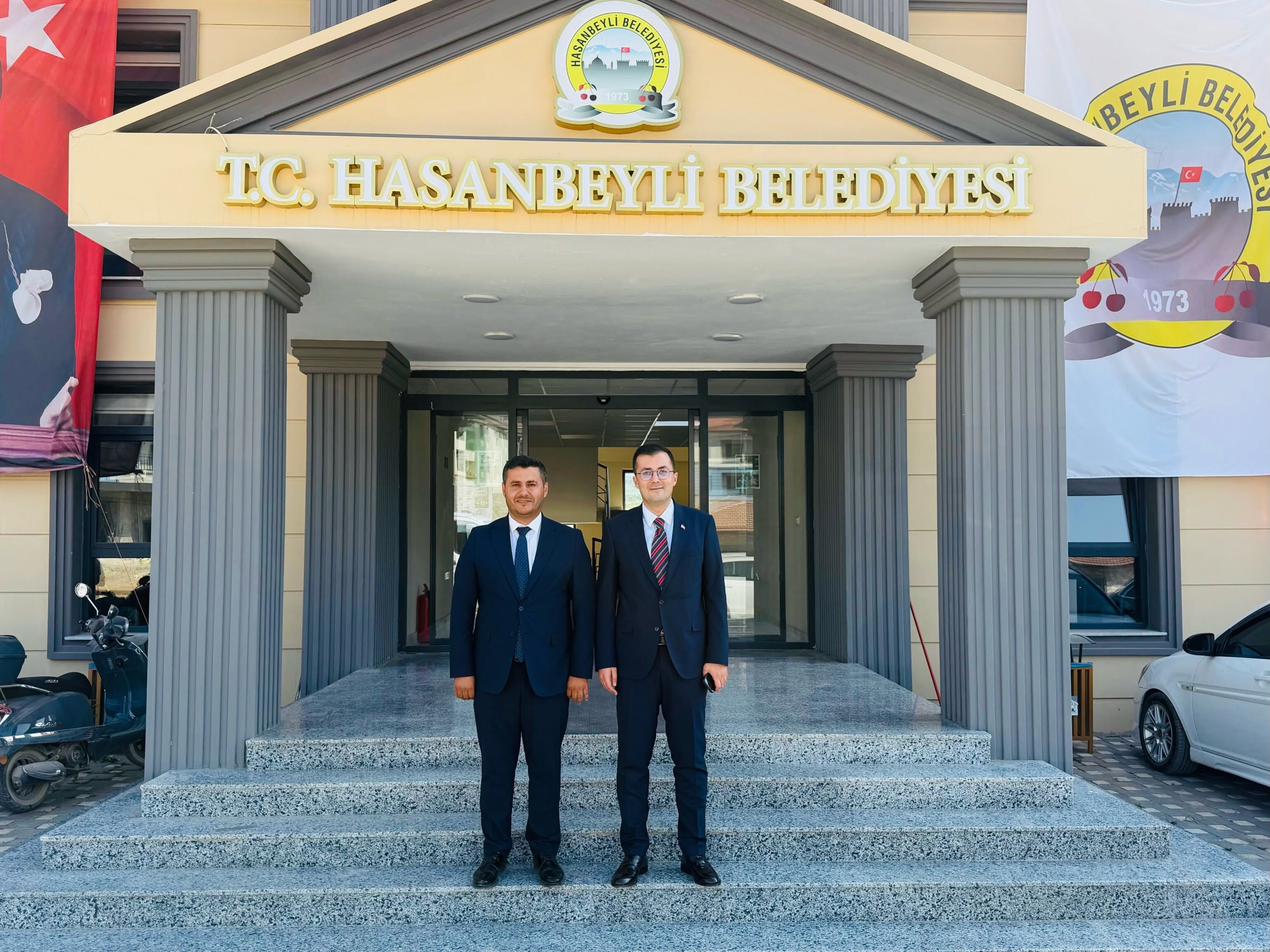 Hasanbeyli Başkanı Yumrutepe’den Kaymakam Yelli’ye Ziyaret1