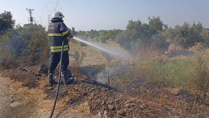 Hatay Arsuz’da Bahçe Yangını Kısa Sürede Söndürüldü8