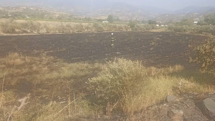 Hatay Arsuz’da Bahçe Yangını Kısa Sürede Söndürüldü9