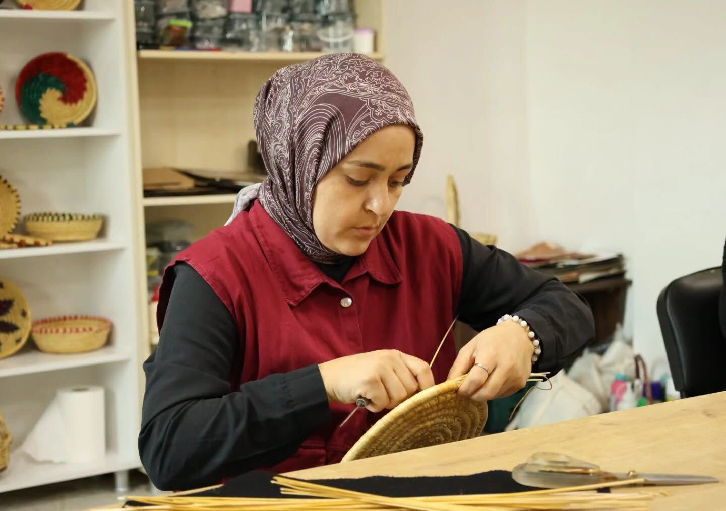 Hatay’da Buğday Sapları Sanata Dönüşüyor5