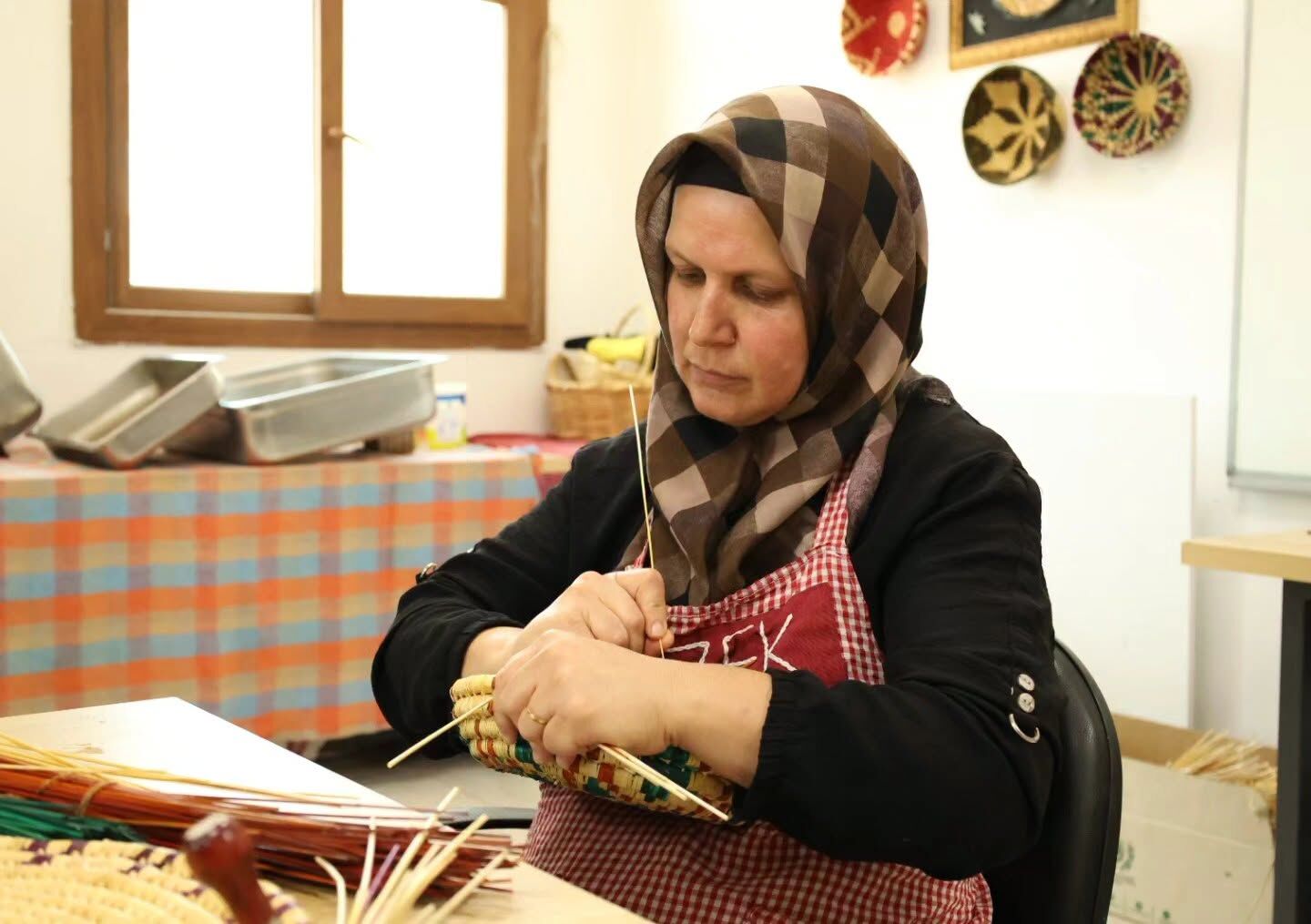 Hatay’da Buğday Sapları Sanata Dönüşüyor7