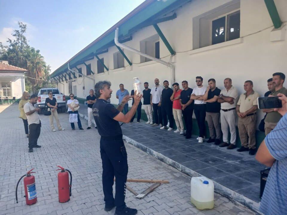 Hbb İtfaiyesinden Tmo Personeline Yangın Eğitimi3