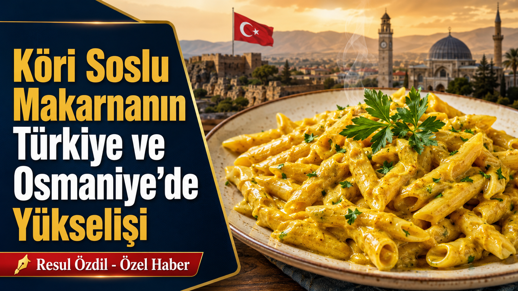 Köri Soslu Makarnanın Türkiye ve Osmaniye’de Yükselişi