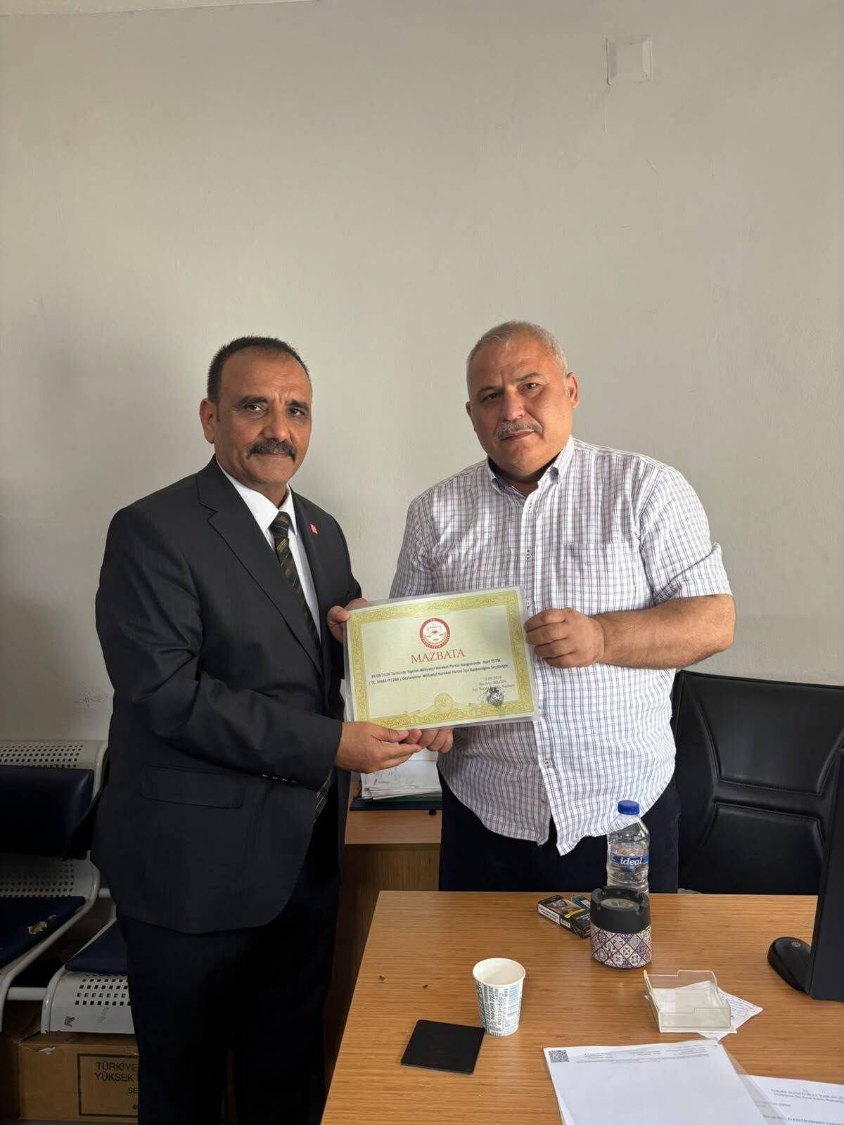 Mhp Ceylanpınar İlçe Teşkilatı Mazbatasını Aldı3