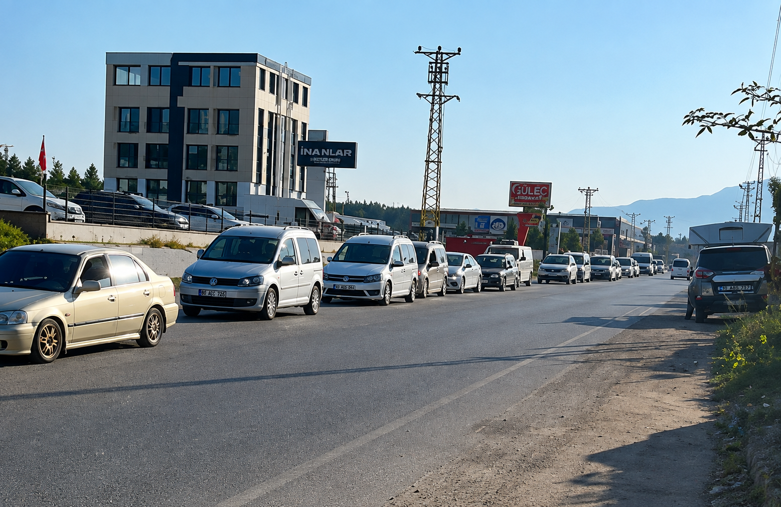 Osmaniye Toprakkale Yolunda Sabah Yoğunluğu (2)