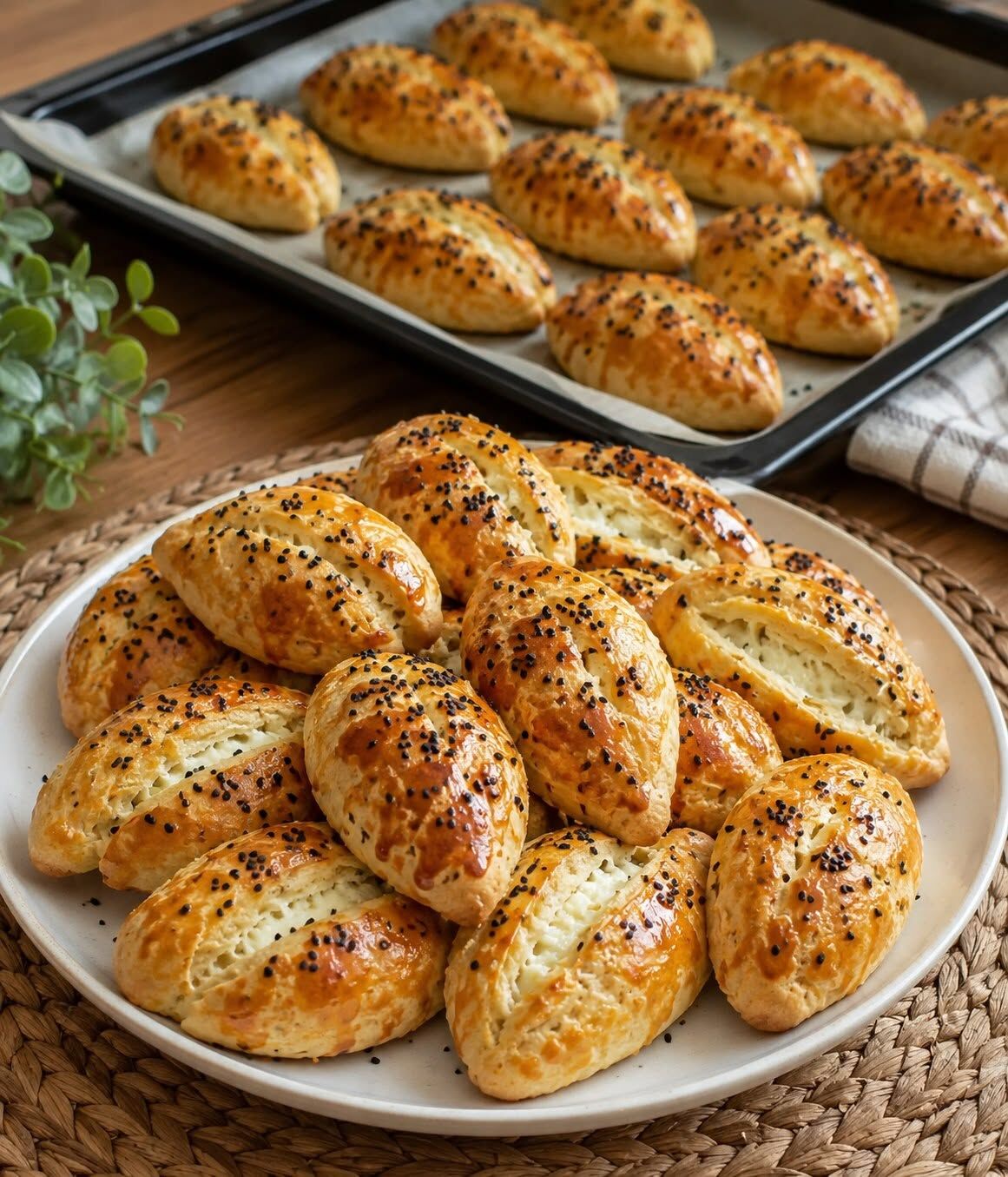 Osmaniye’de Çörek Otlu Peynirli Poğaça Tarifi Çok Seviliyor