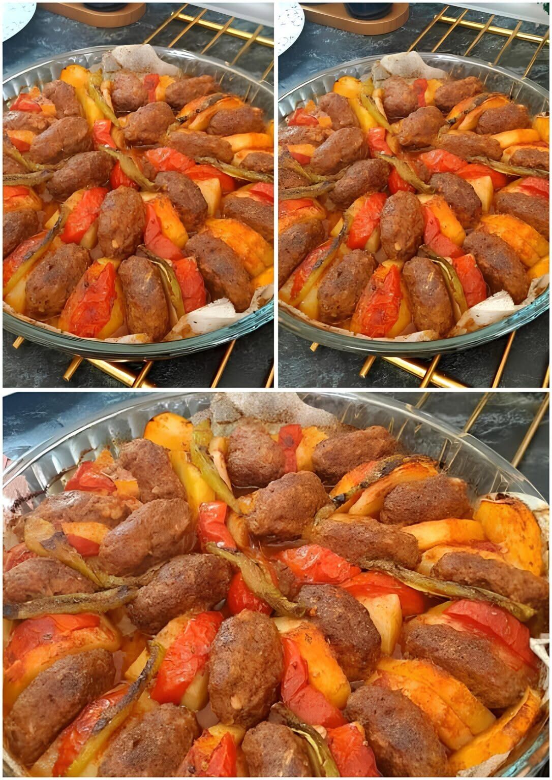 Osmaniye’de Kızartmadan Fırında Köfte Patates Tarifi