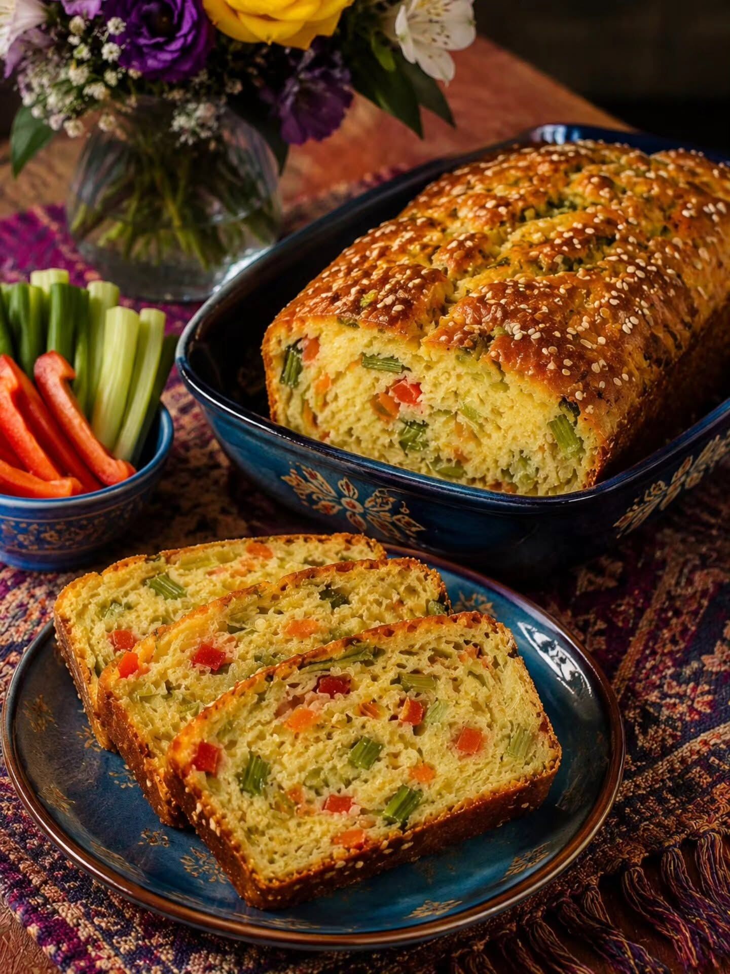 Osmaniye’de Sebzeli Tuzlu Kek Çay Saatlerinin Gözdesi