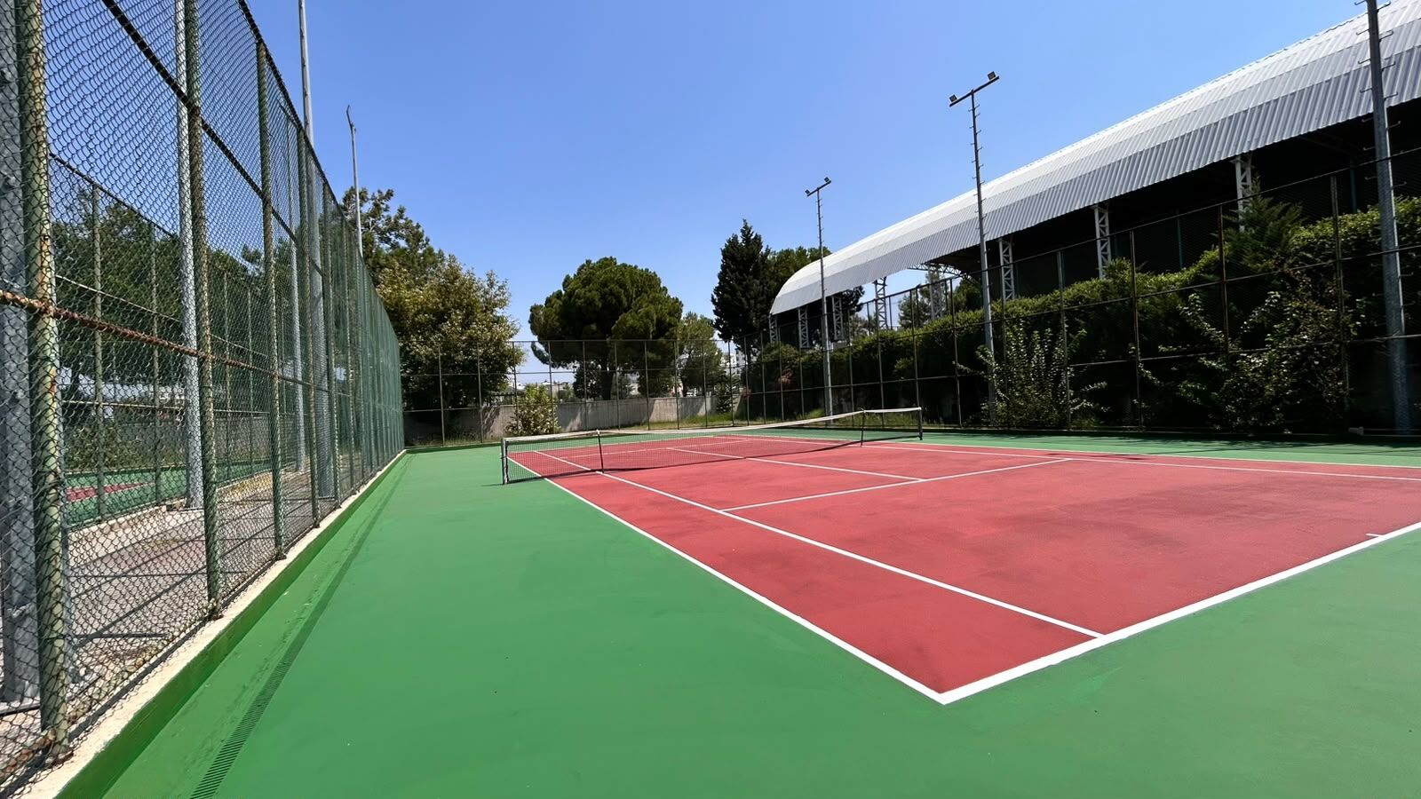 Osmaniye’de Tenis Kortları Yenileniyor (1)
