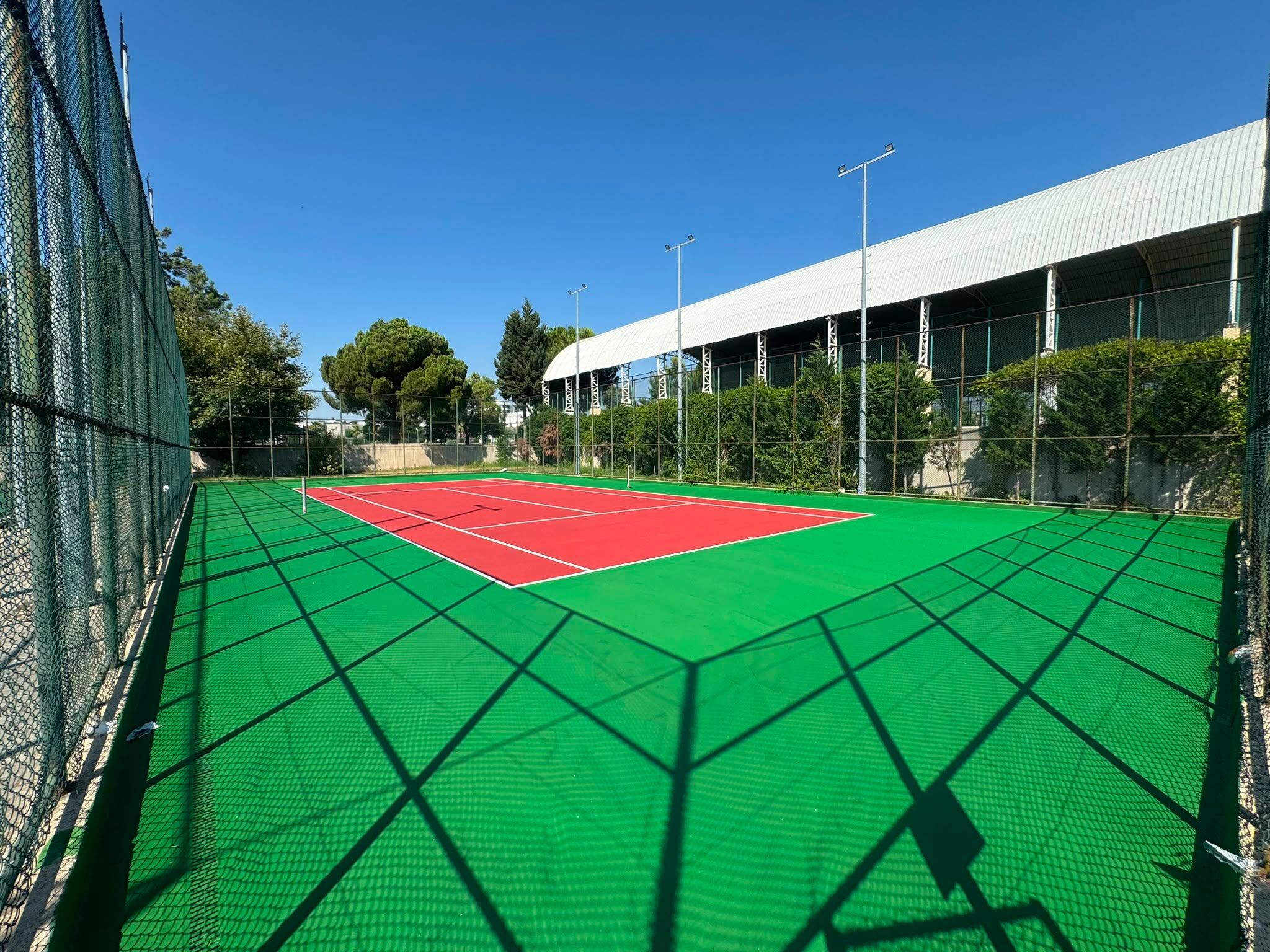 Osmaniye’de Tenis Kortları Yenileniyor (6)