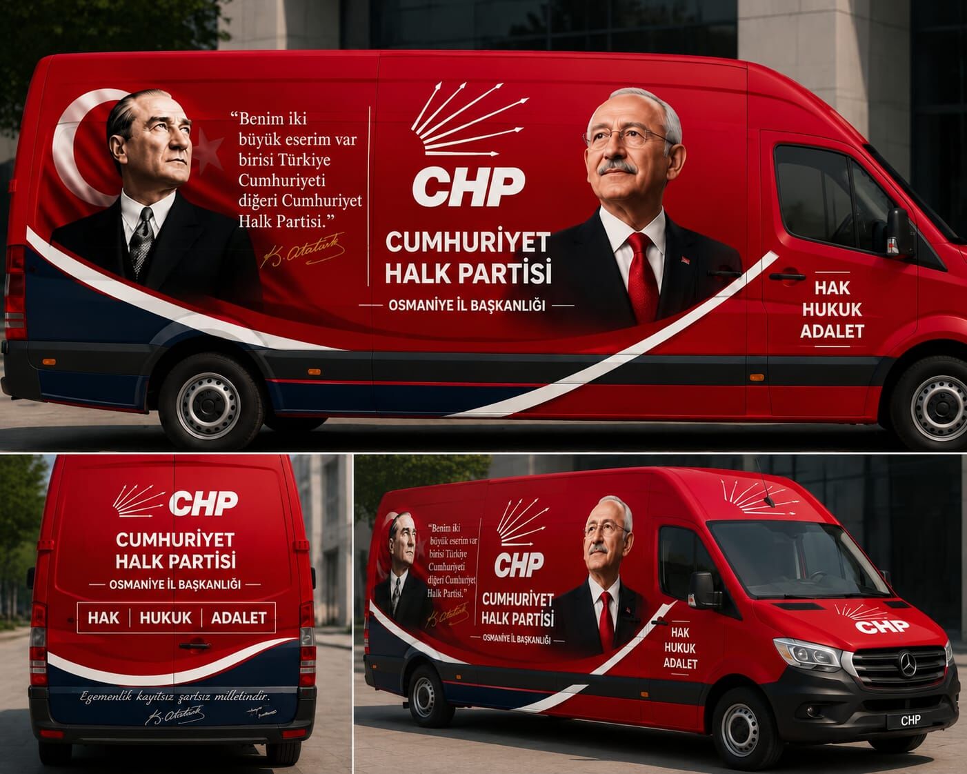 Tekerek Chp'nin Seçim Aracı Yeni Kimliğine Kavuşuyor (1)