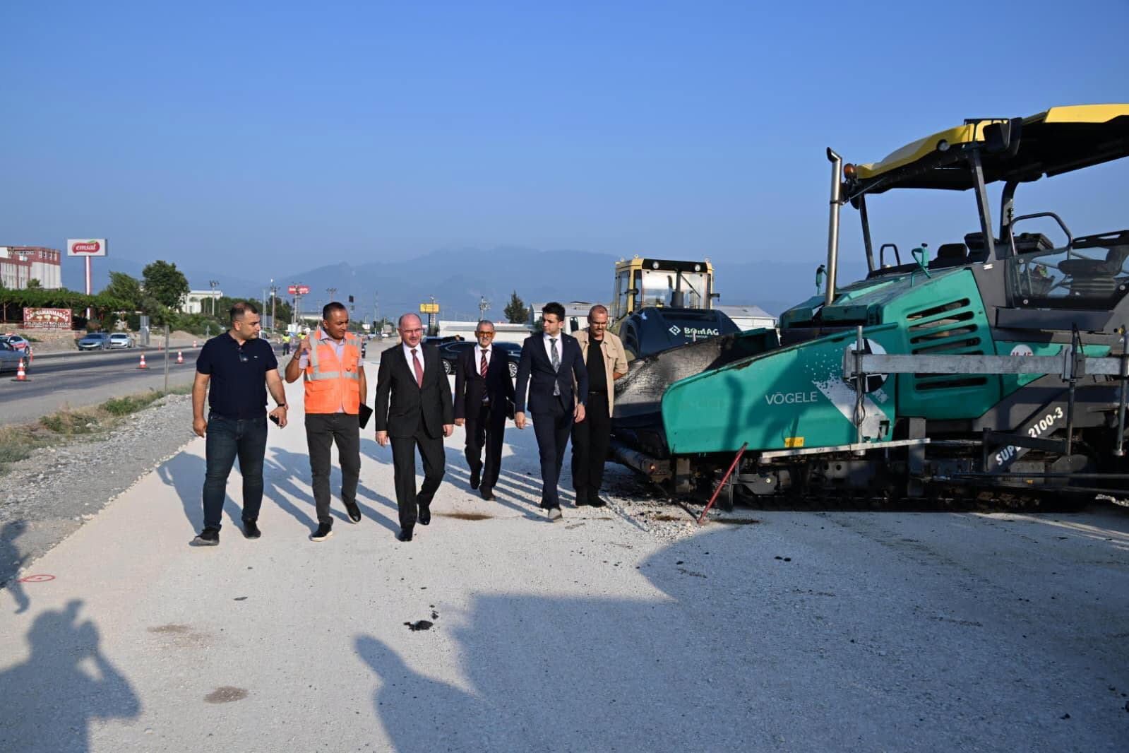Vali Kadirli Osmaniye Yol Inceleme