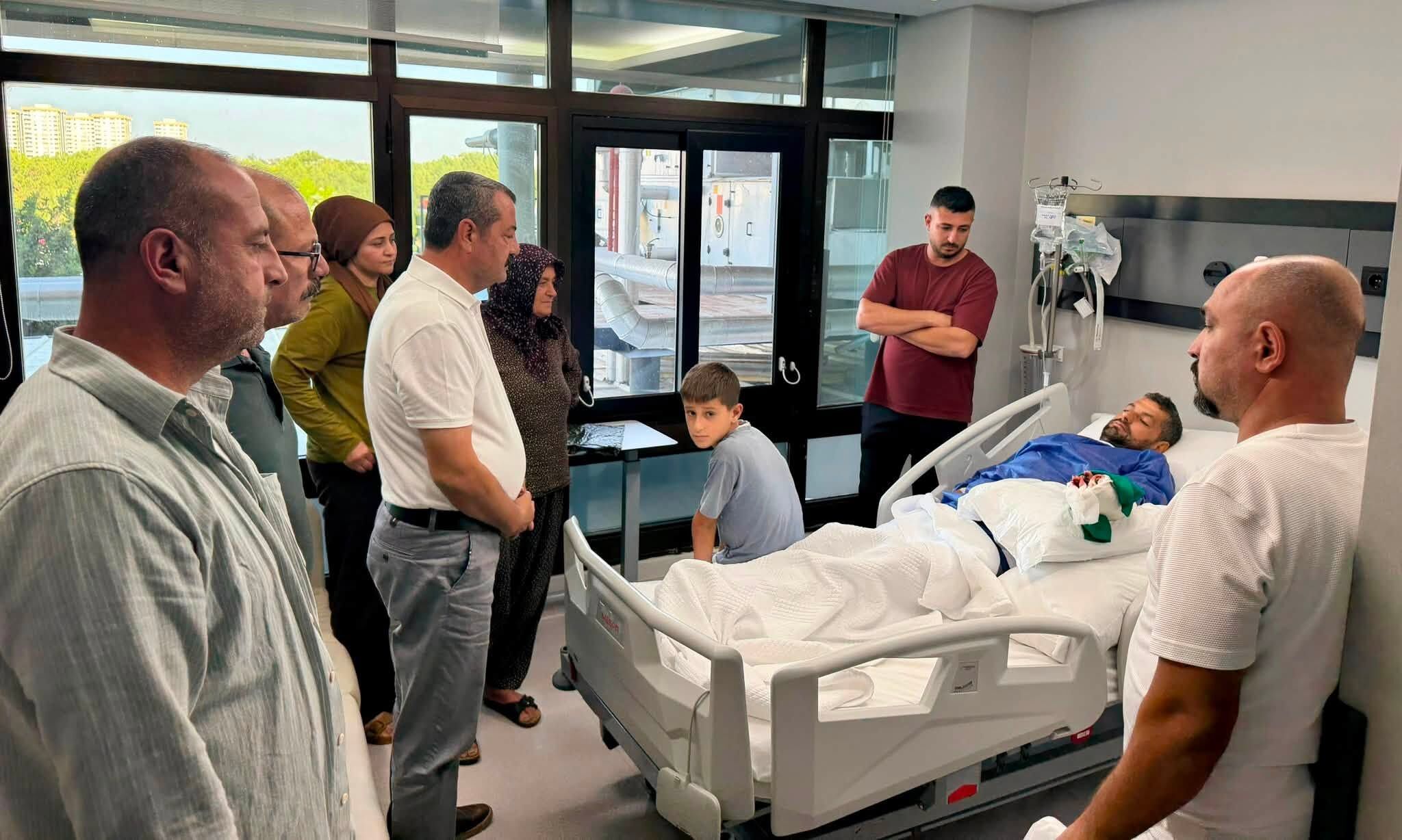 Düziçi Belediye Başkanı Ökkeş Aksoy’dan Hasta Ziyareti-1