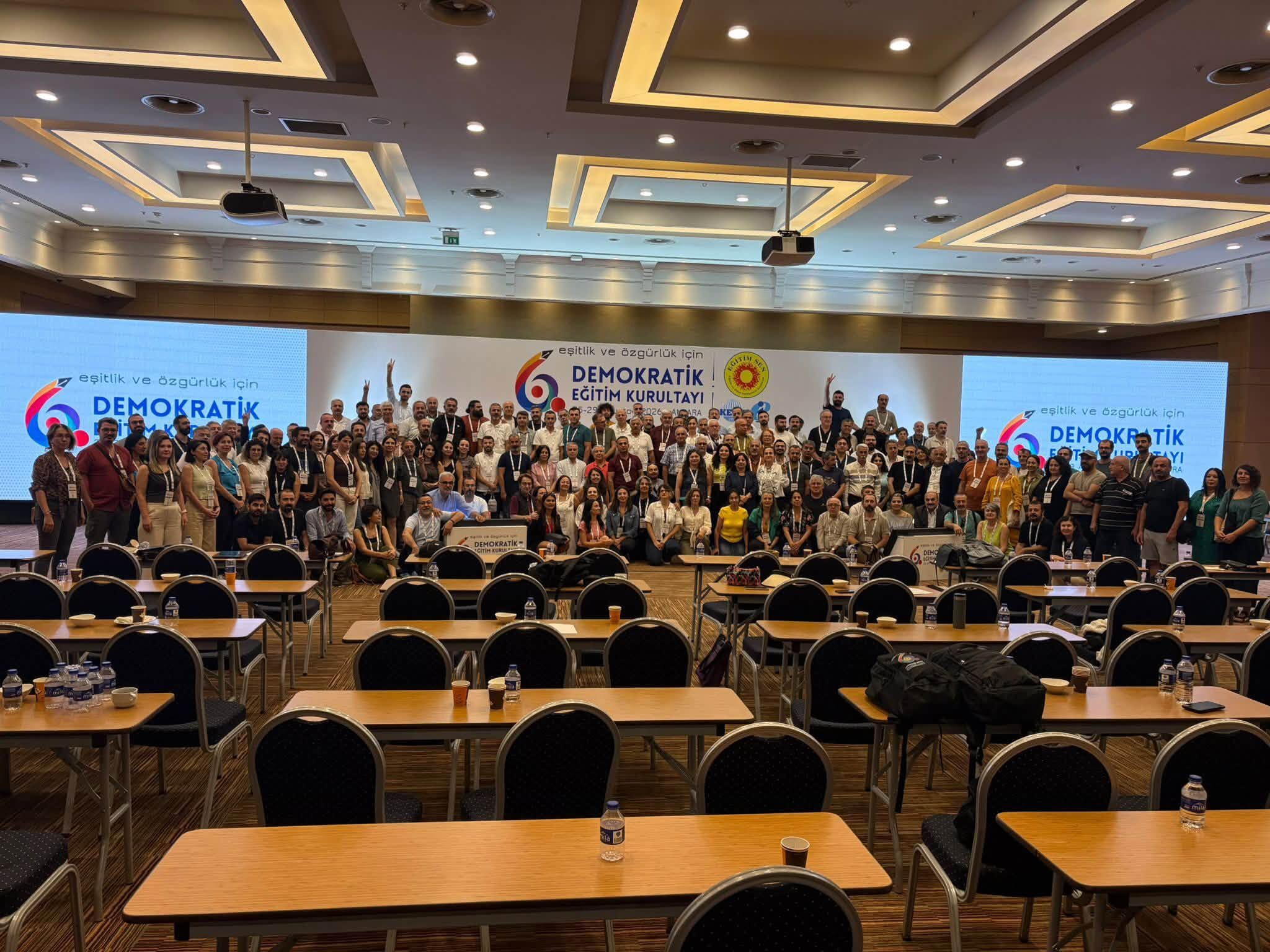 Eğitim Sen Hatay’dan Ankara’da Eğitim Kurultayı Katılımı