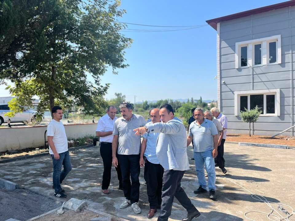 Böcekli Belediye Başkanı İbrahim Çerçi Böcekli’de Çalışmaları İnceledi