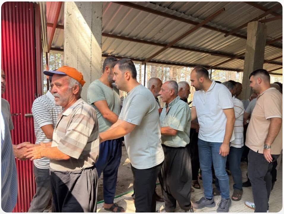 Düziçi AK Parti’den Mustafa Kırat’ın Cenazesine Katılım