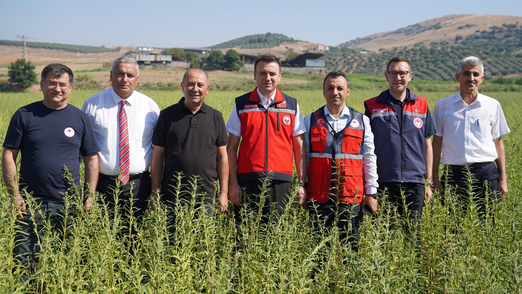 Osmaniye’de Vali Serdengeçti Susam Tarlasında İnceleme Yaptı