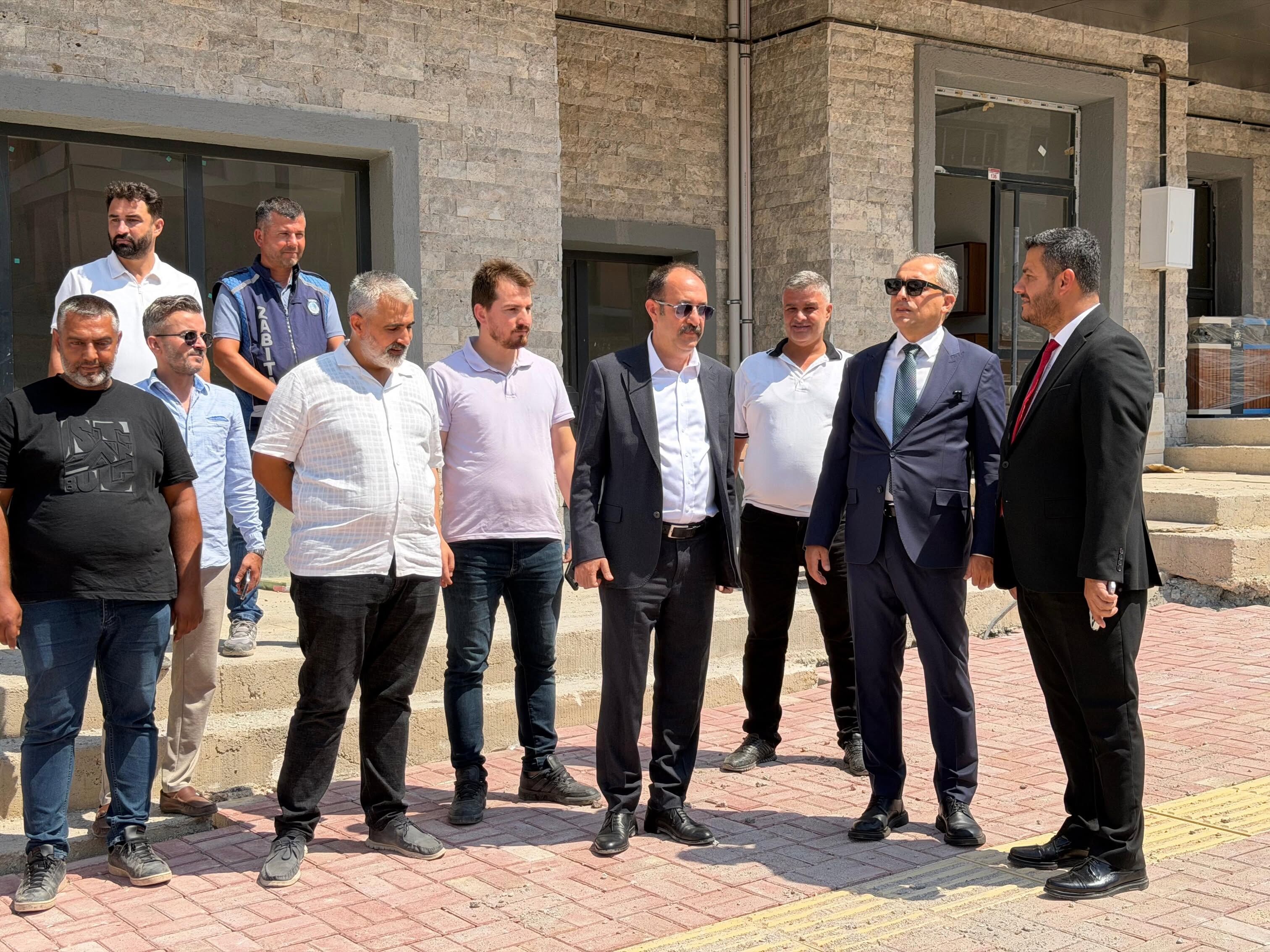 Başkan İbrahim Çenet Hasanbeyli’de Çalışmaları İnceledi-1