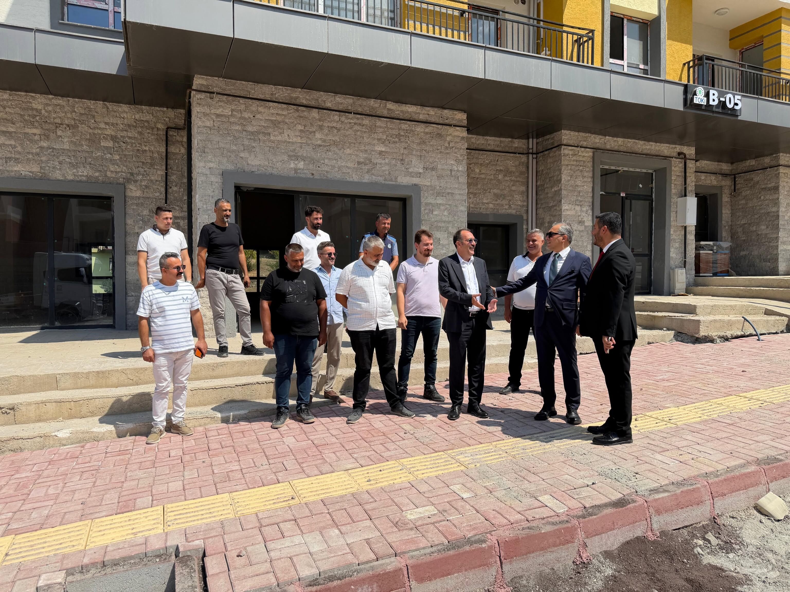 Başkan İbrahim Çenet Hasanbeyli’de Çalışmaları İnceledi