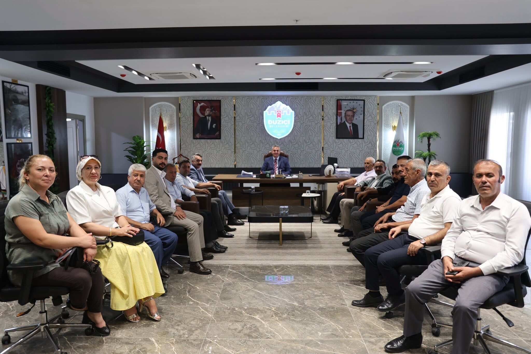 Düziçi Belediye Başkanı Mustafa İba’ya MHP’den Ziyaret