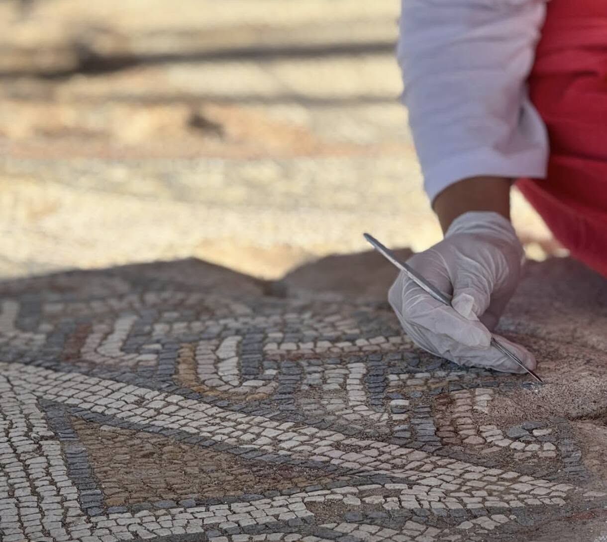 Eskipazar'daki 1600 Yıllık Sarayın Mozaikleri Yenilendi
