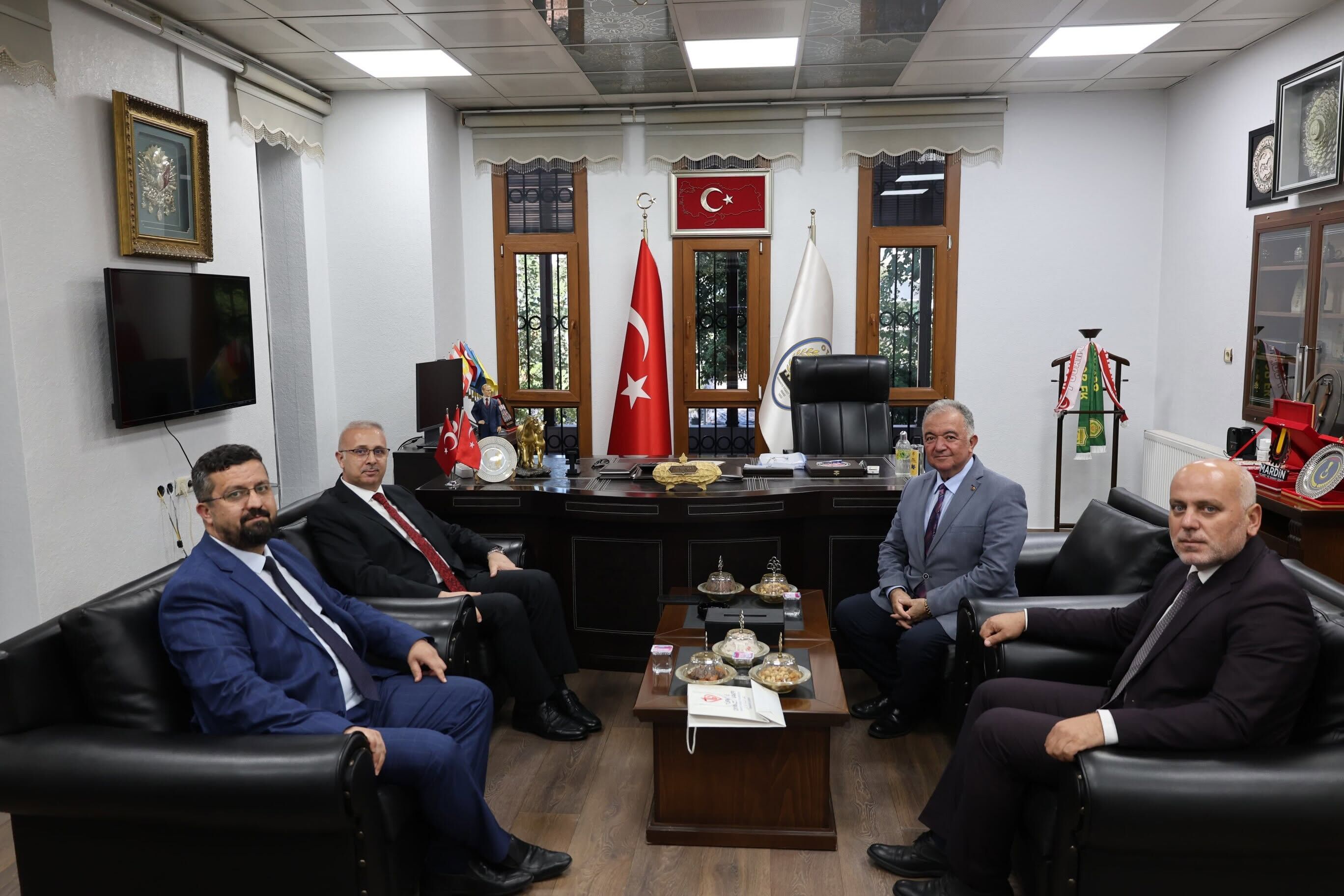 İl Müftüsü Taşcı’dan OTSO Başkanı Aksoy’a Ziyaret-1