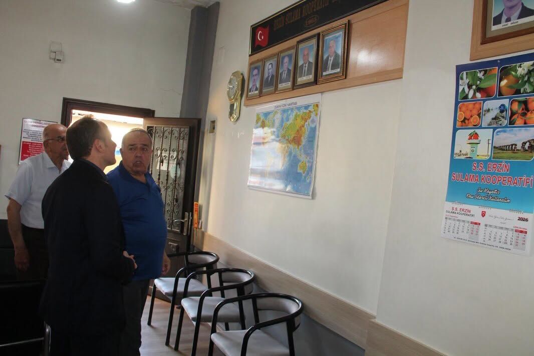 Erzin Kaymakamı Akpınar’dan Sulama Kooperatifine Ziyaret-1