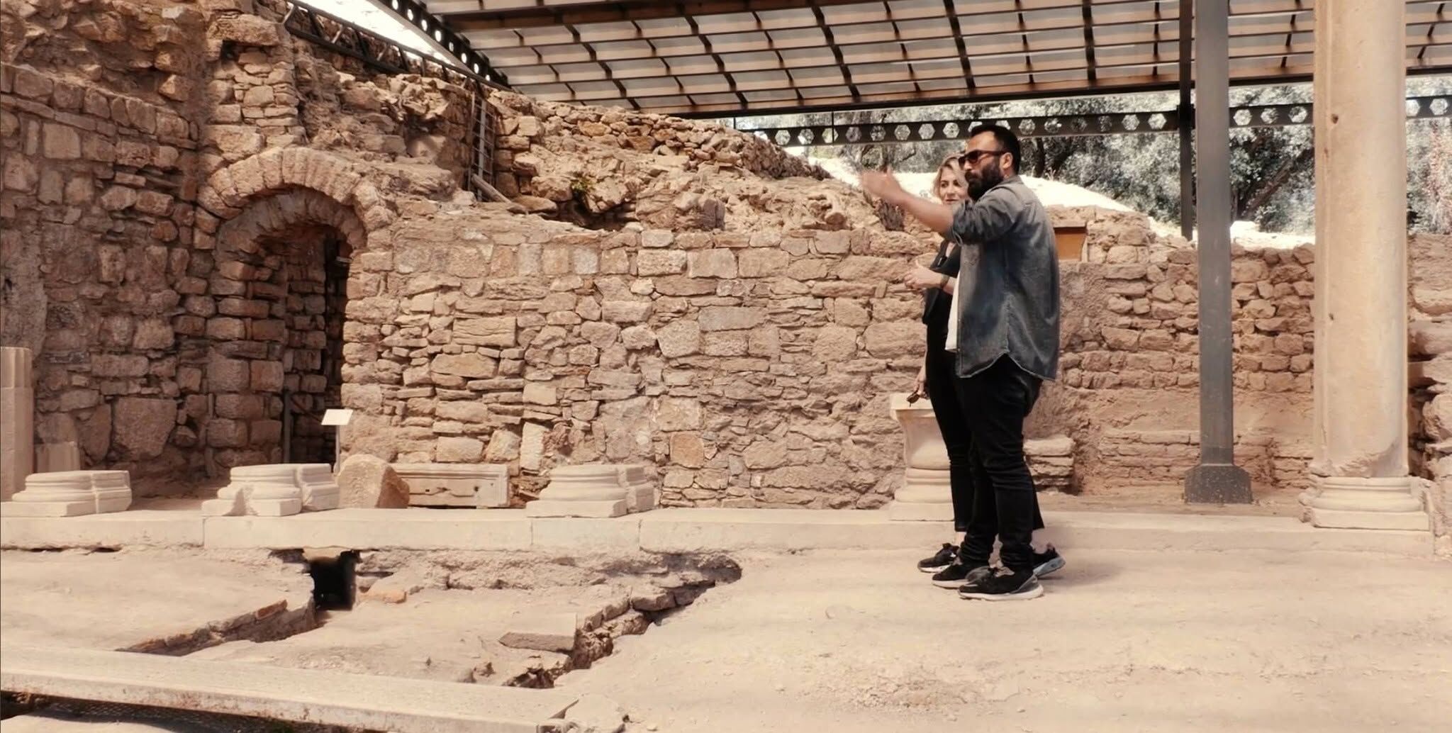 İzmir’de Metropolis’in Roma Hamamları Geçmişe Işık Tutuyor