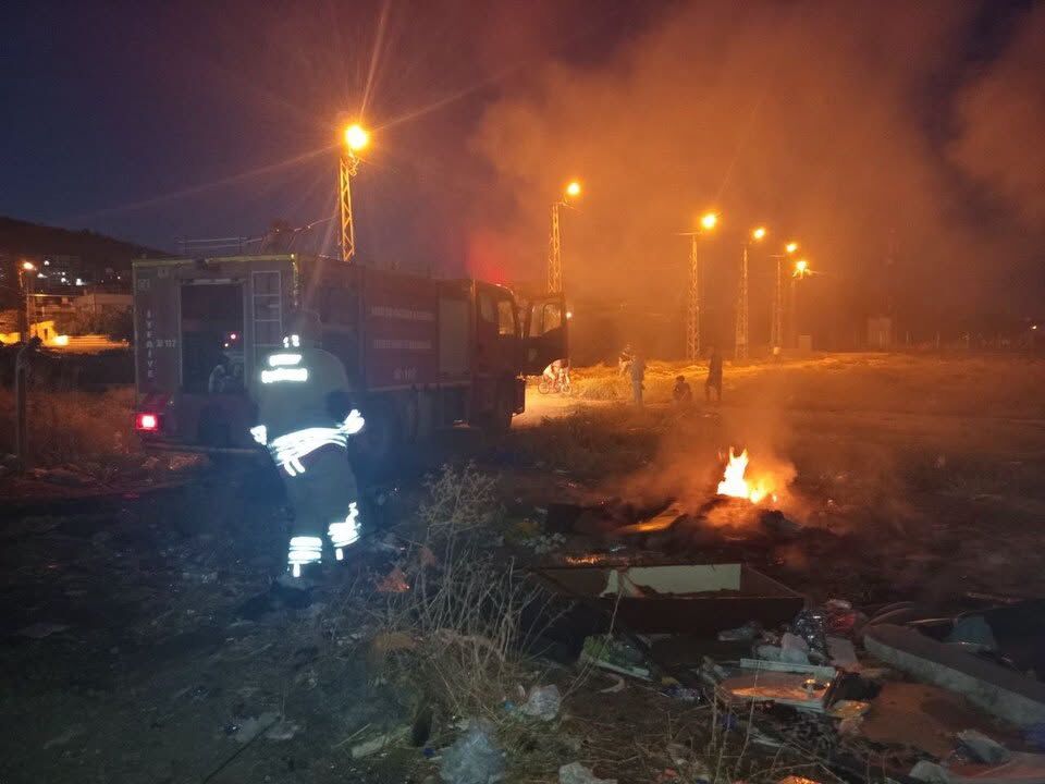 Kırıkhan ve İskenderun’da Yangınlara İtfaiye Müdahalesi