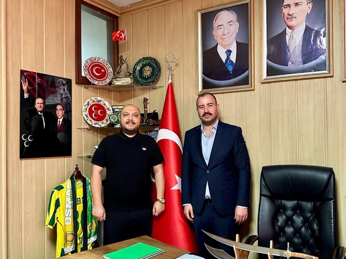 MHP Merkez İlçe Başkanı Tuncer'e İş İnsanlarından Ziyaret-1