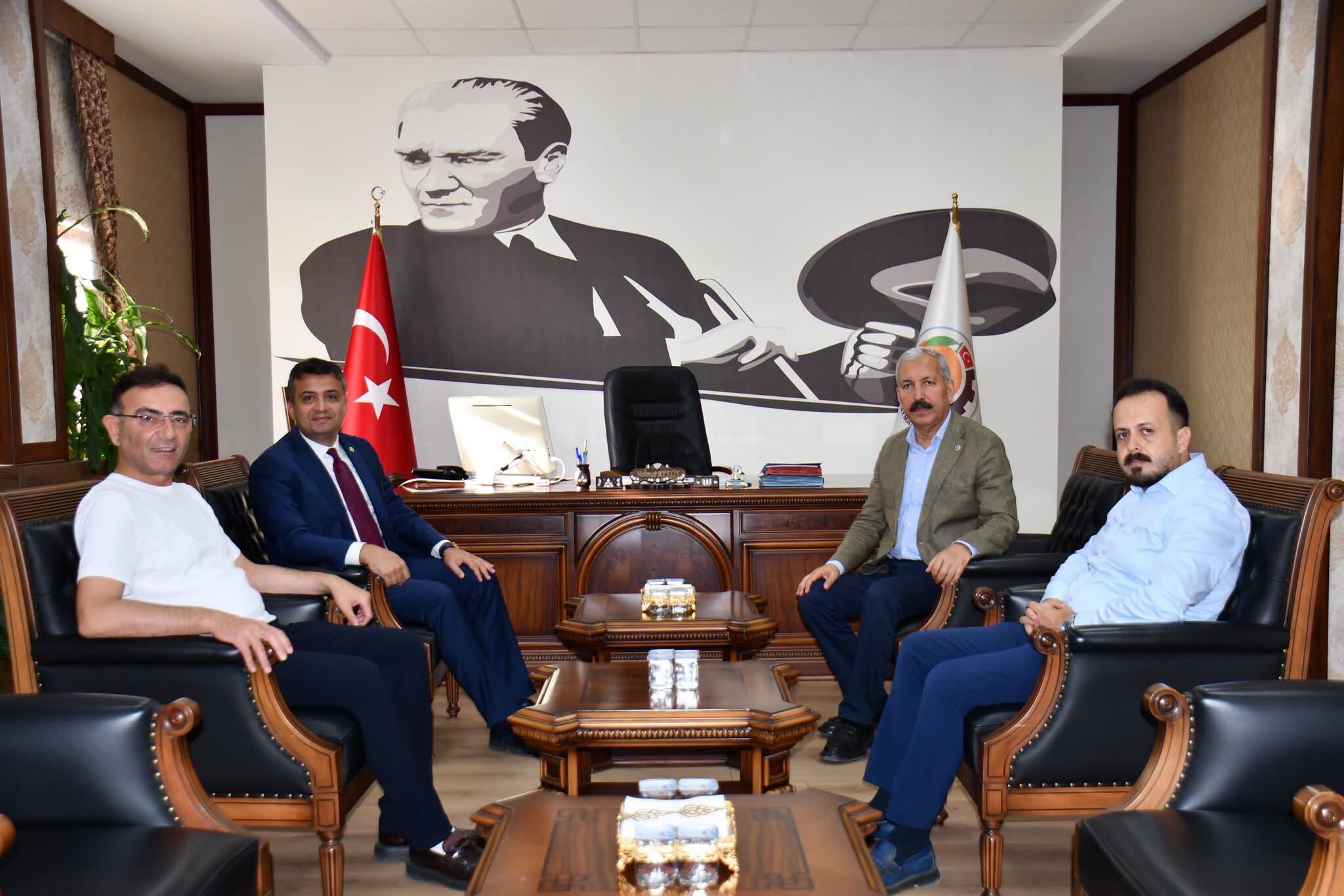 Hatay Milletvekili Karahan'dan Kaymakam Keklik'e Ziyaret