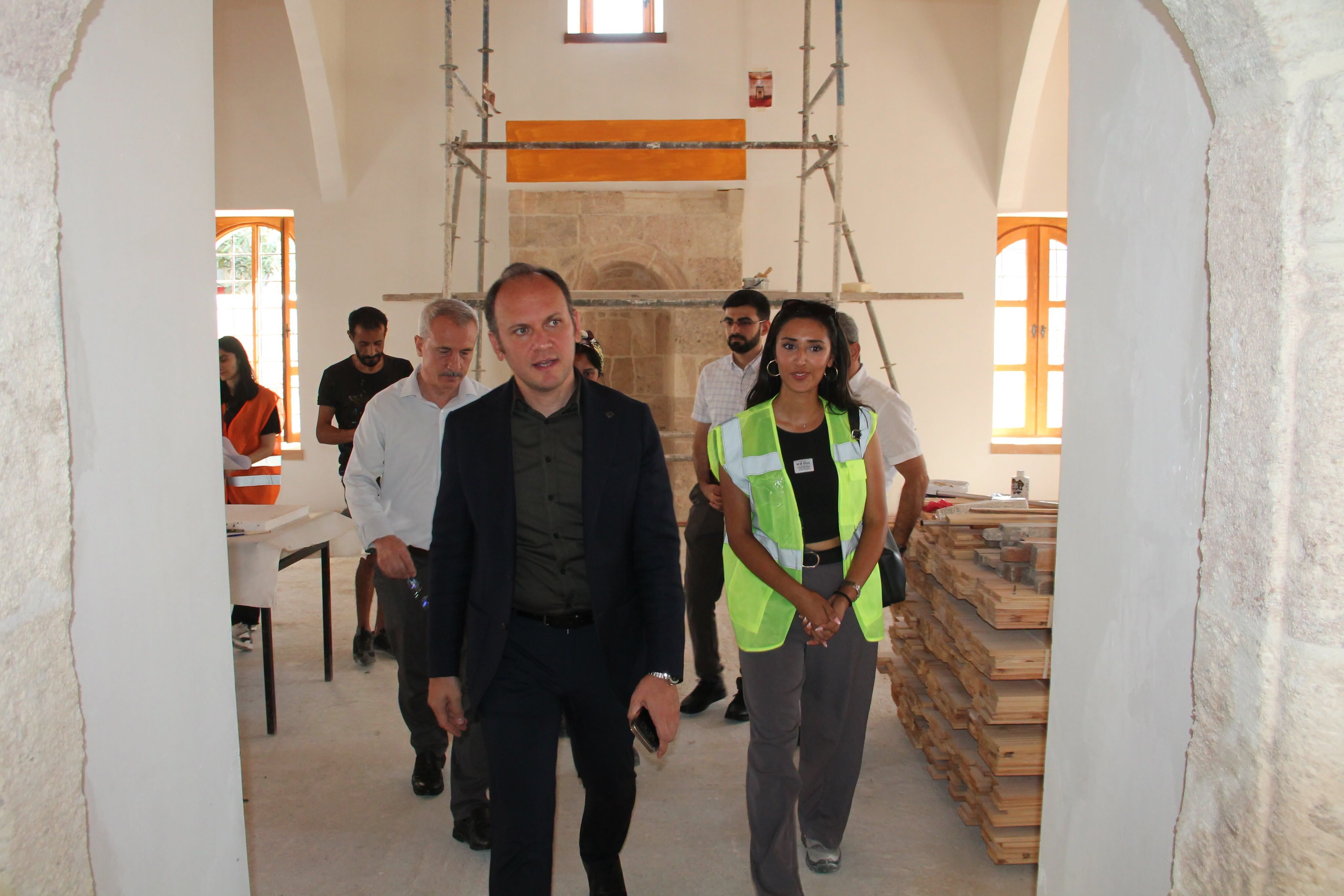 Kaymakam Akpınar Mustafalı Camii’ni İnceledi