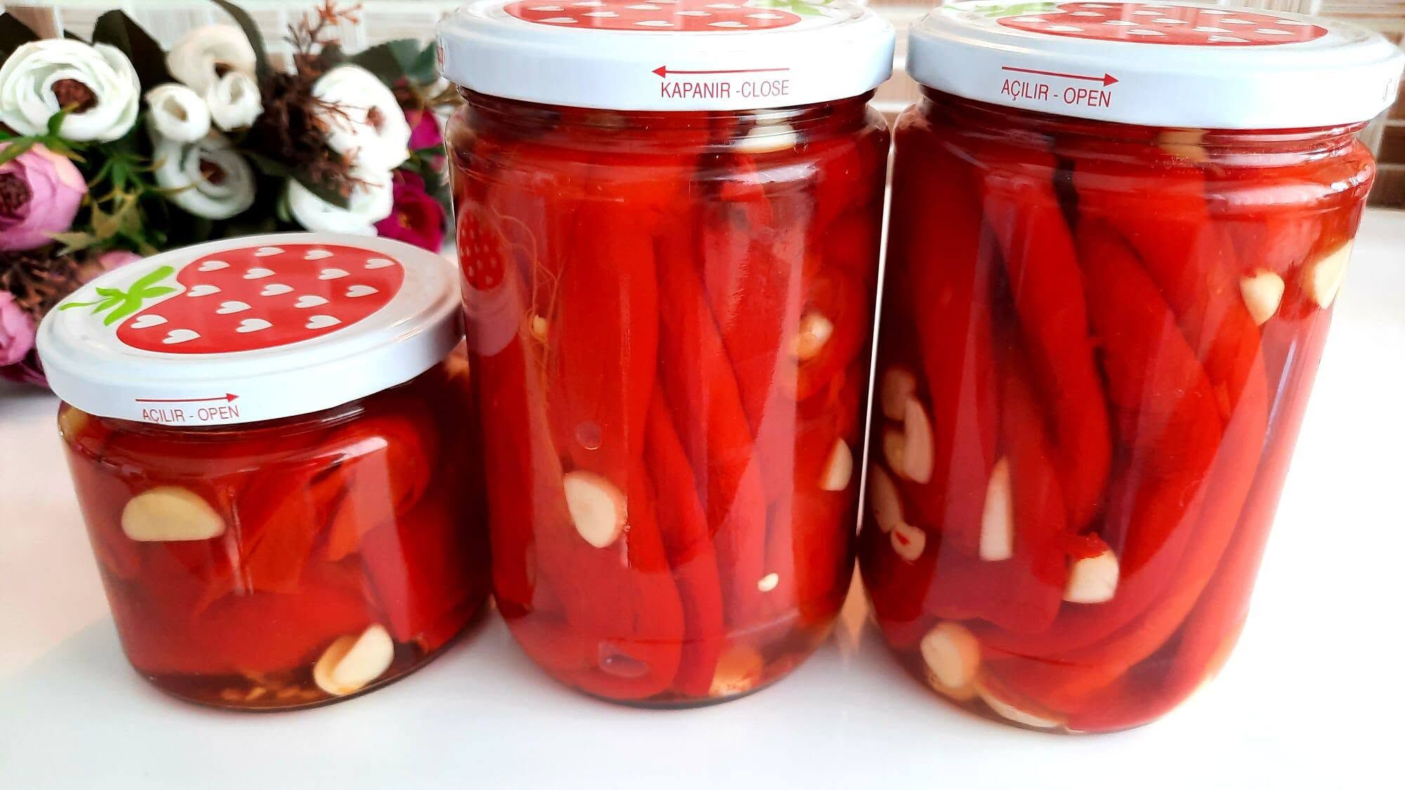 Osmaniye'de Kışlık Közlenmiş Kapya Biber Tarifi